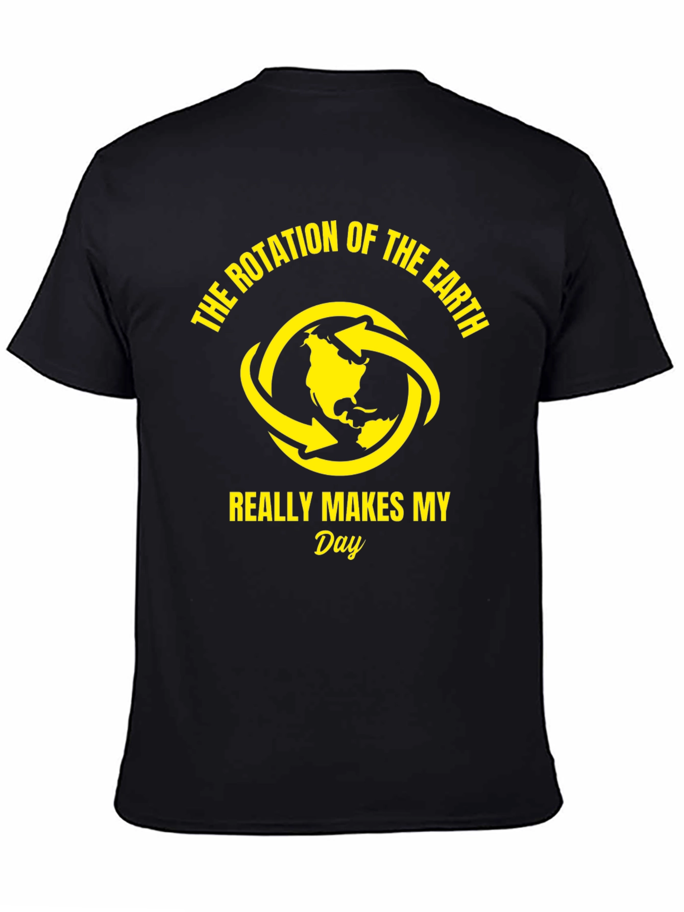 Earth Rotation Graphic Tee - Funny Science T-Shirt