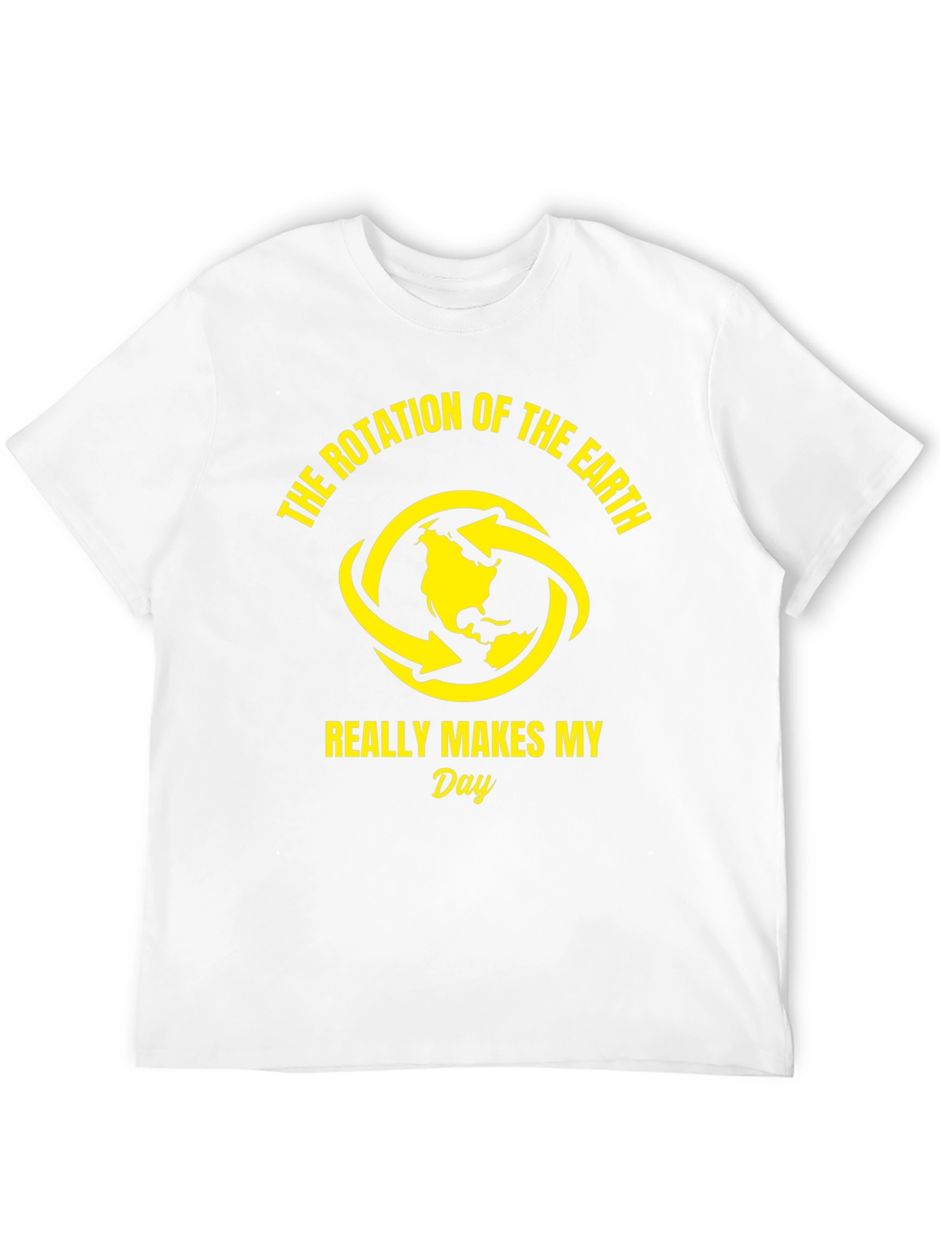 Earth Rotation Graphic Tee - Funny Science T-Shirt