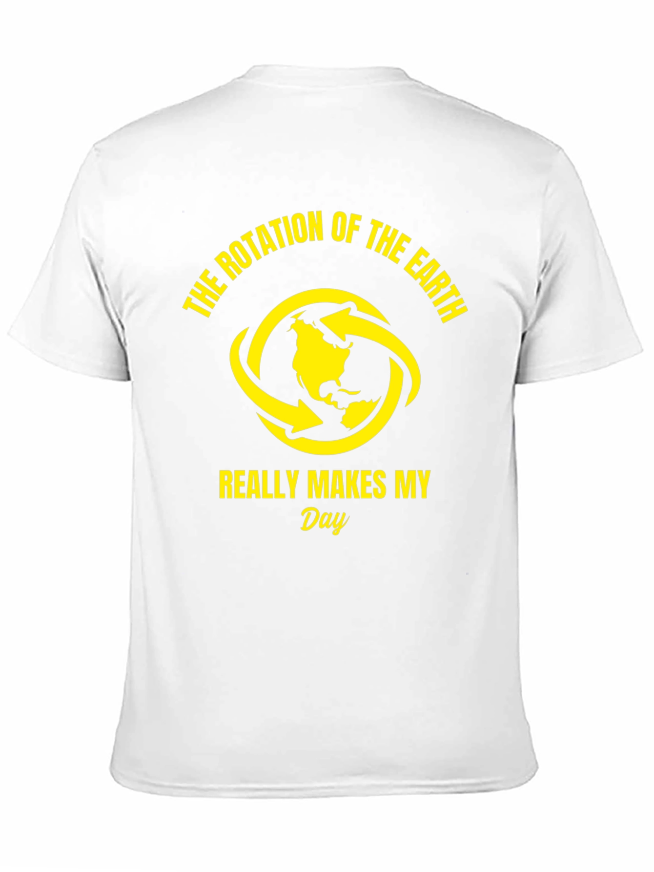 Earth Rotation Graphic Tee - Funny Science T-Shirt