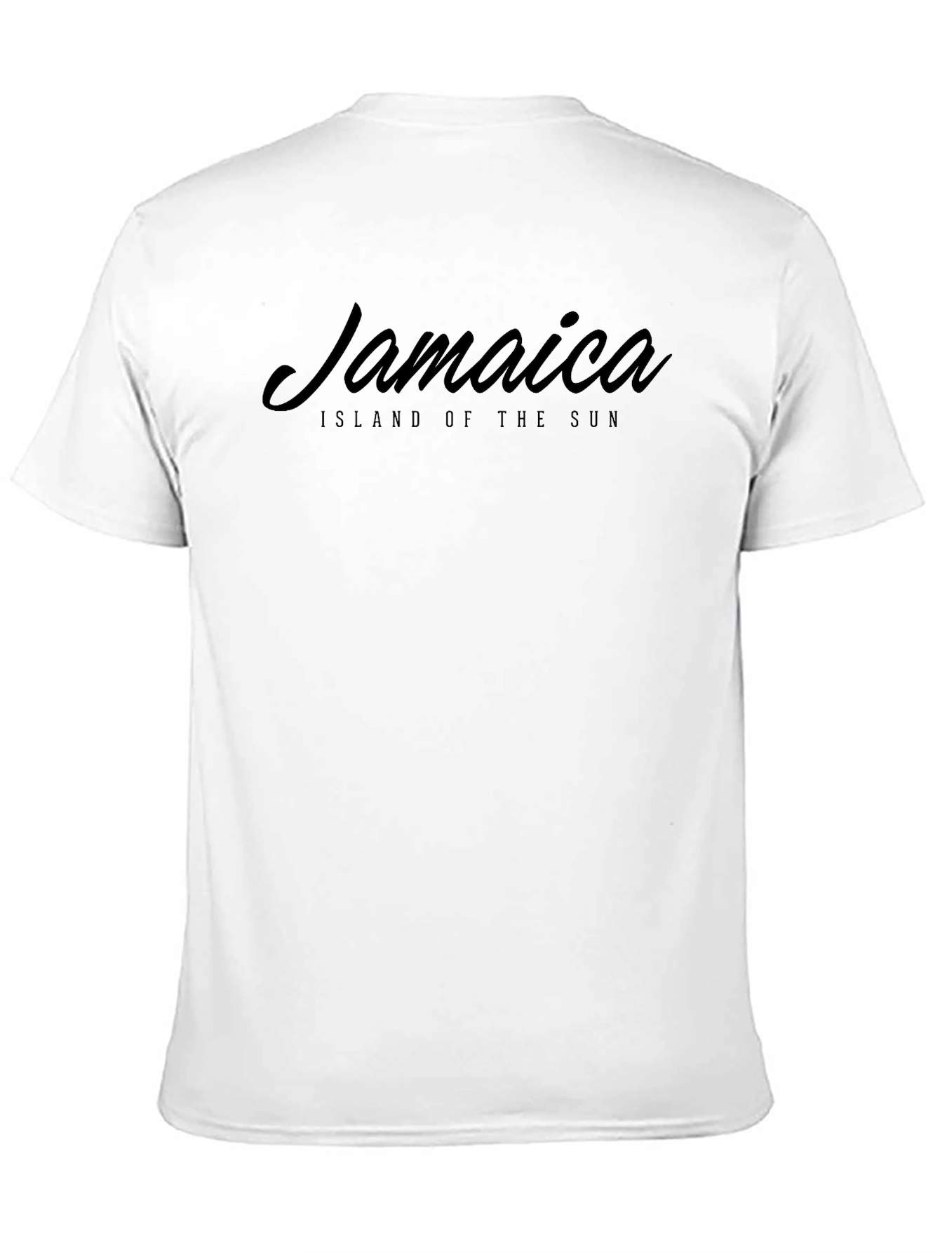 Jamaica Island of the Sun Black Graphic Tee