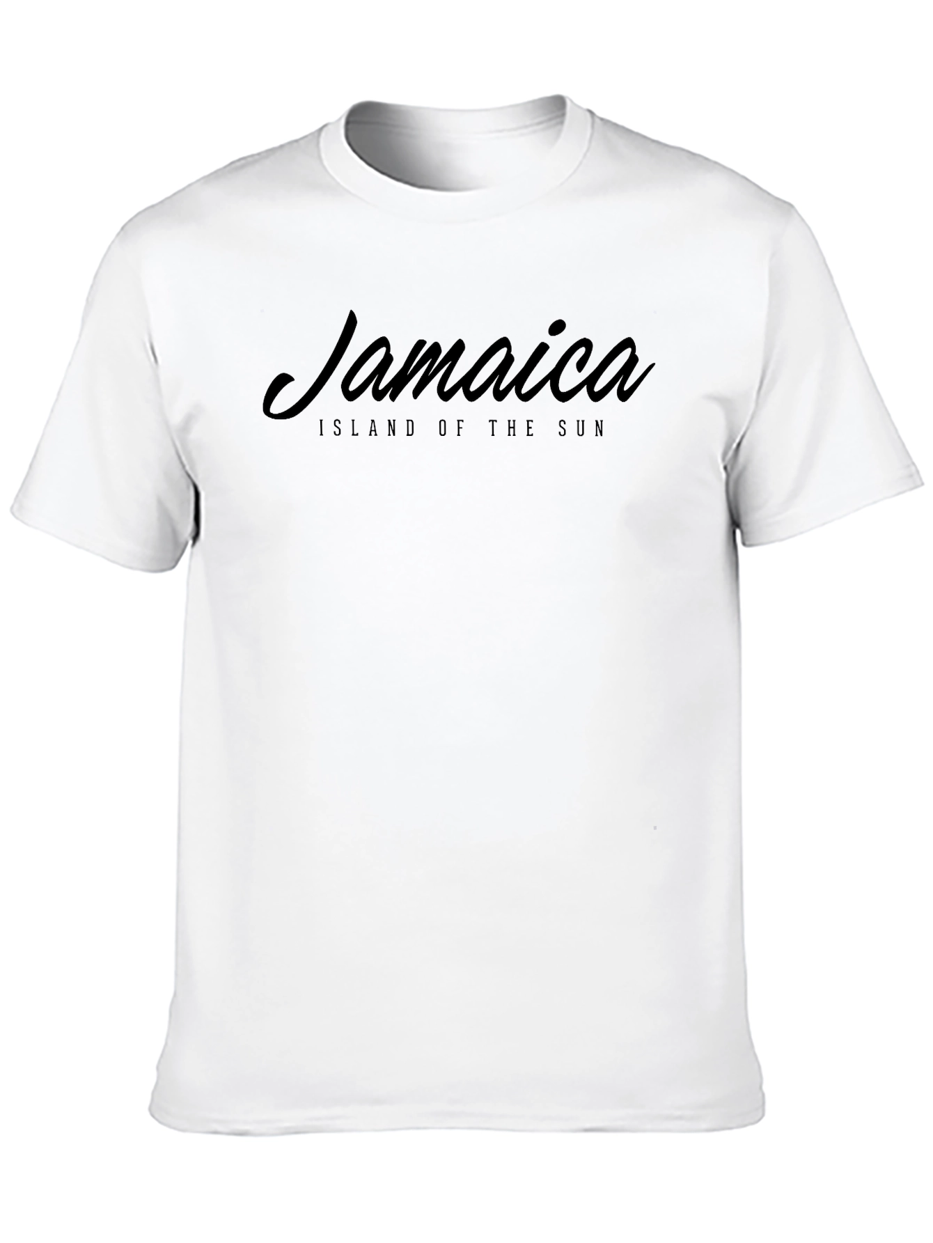 Jamaica Island of the Sun Black Graphic Tee