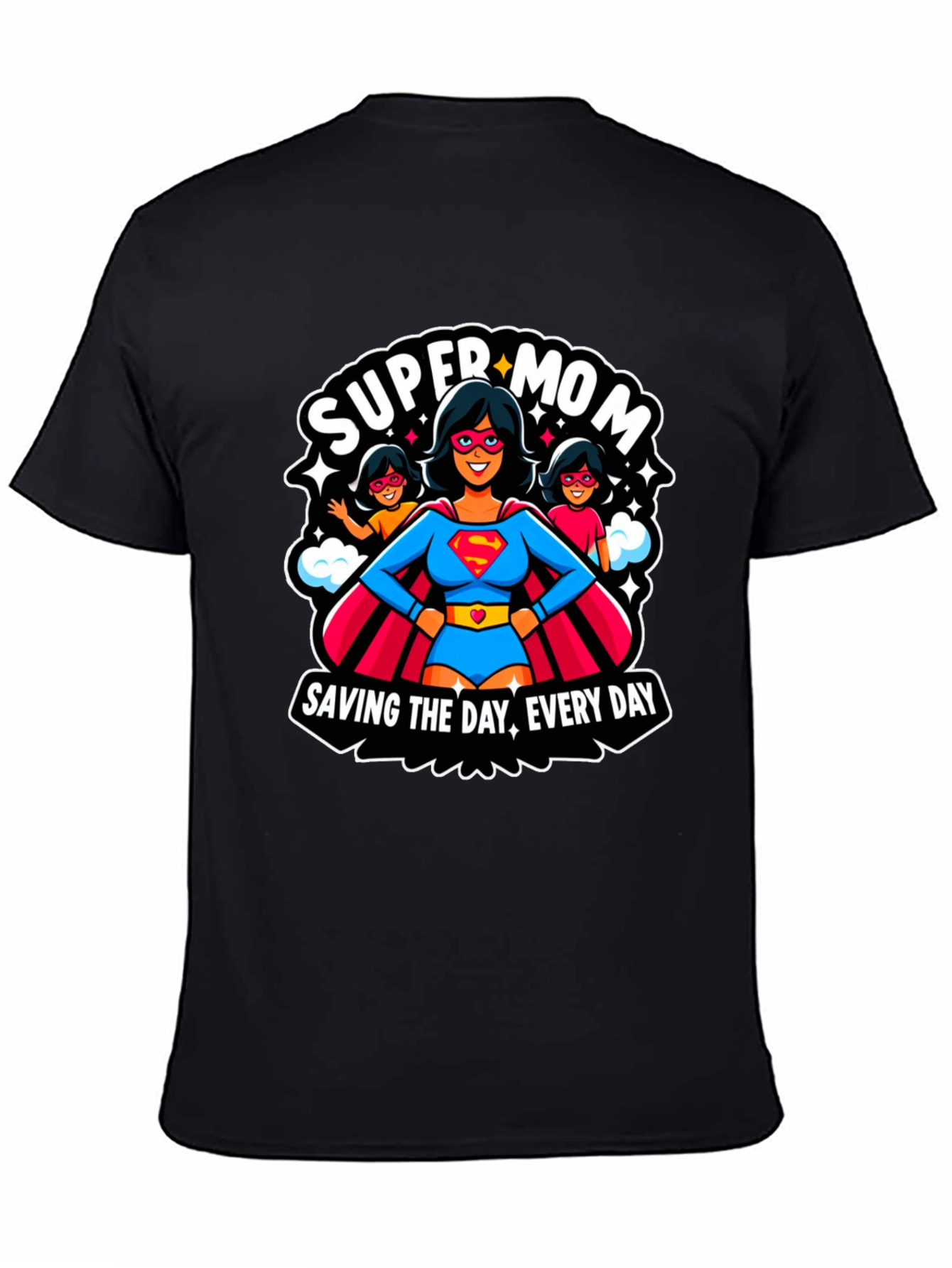 Super Mom Graphic Tee - Everyday Hero T-Shirt