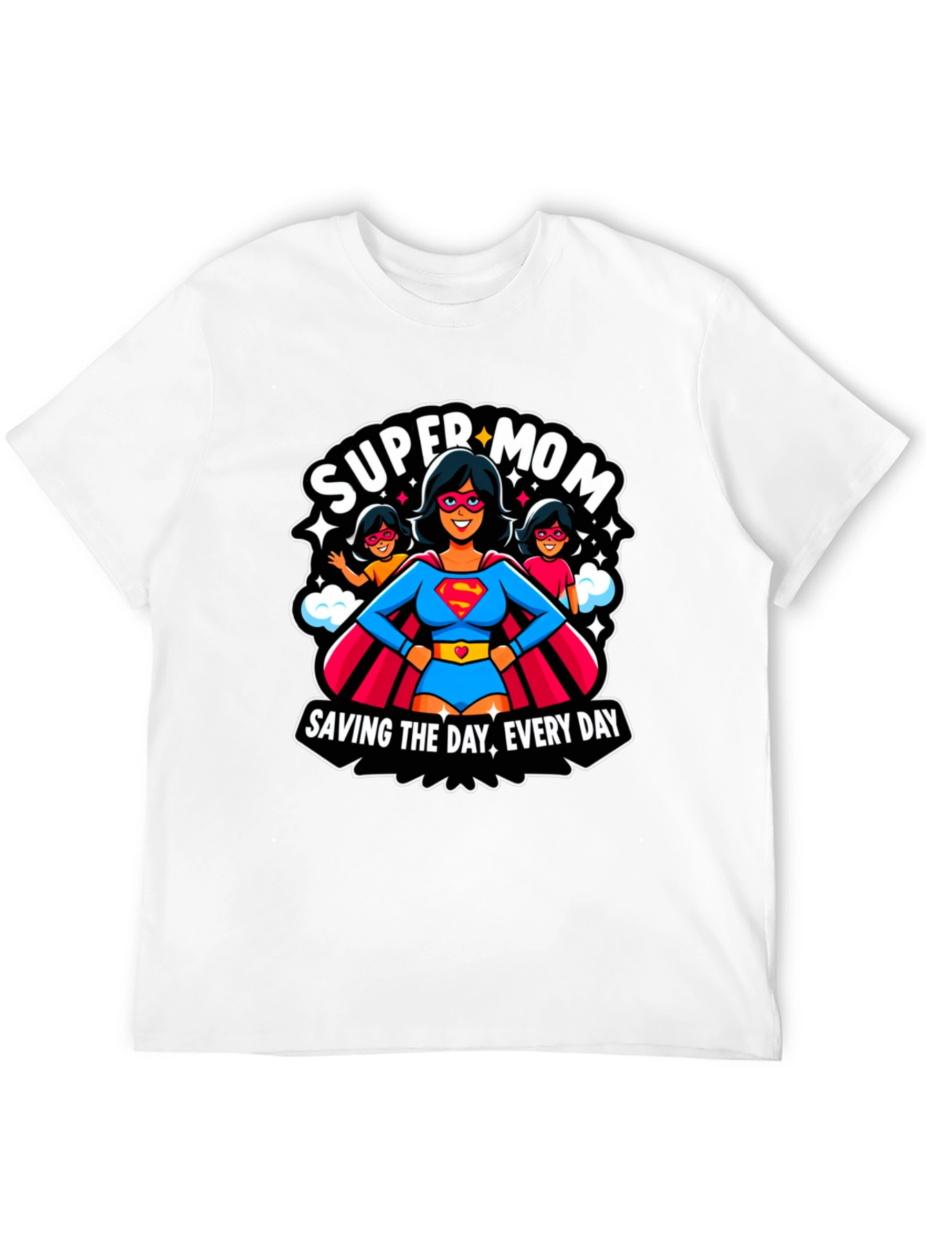 Super Mom Graphic Tee - Everyday Hero T-Shirt