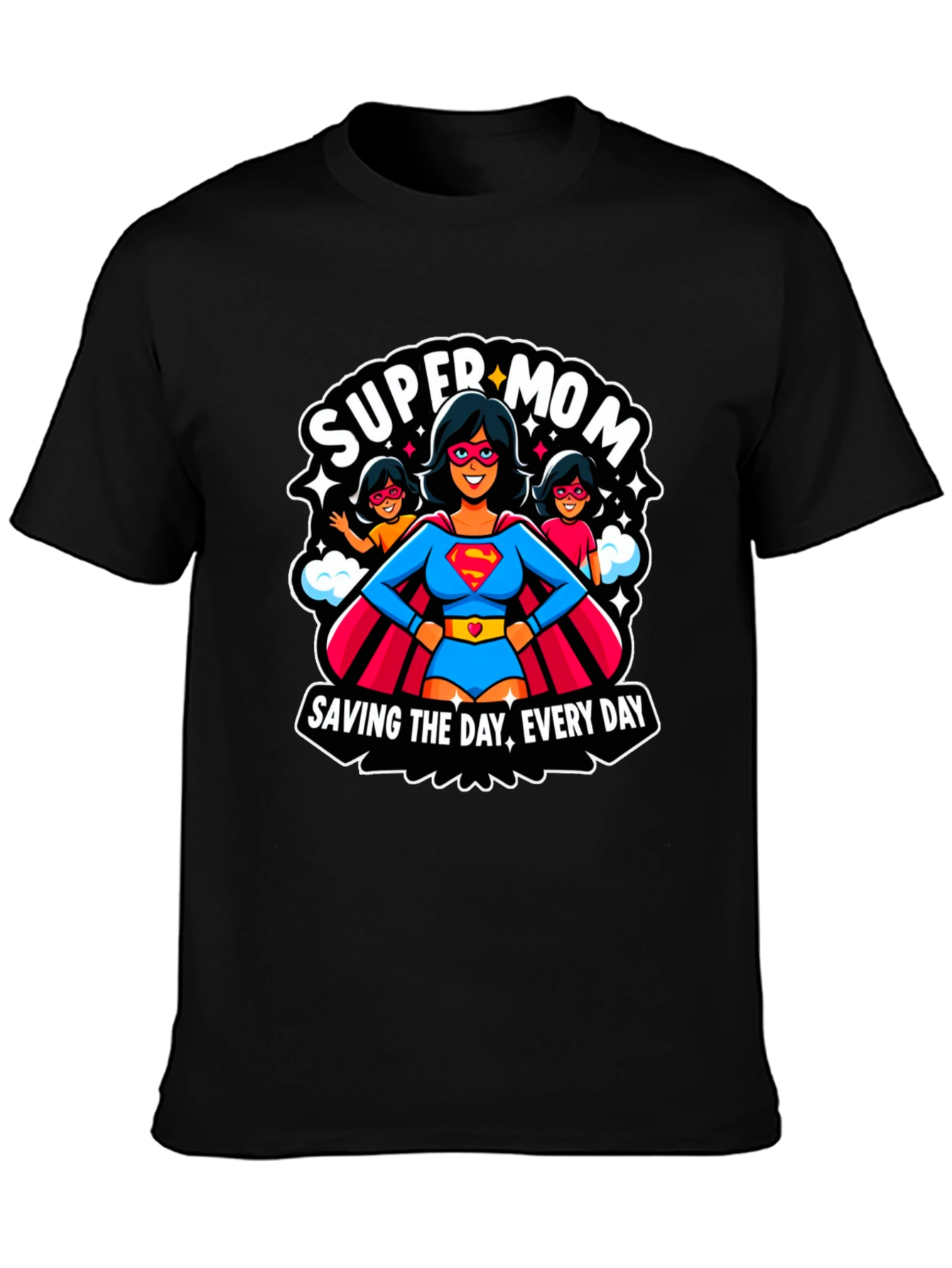 Super Mom Graphic Tee - Everyday Hero T-Shirt