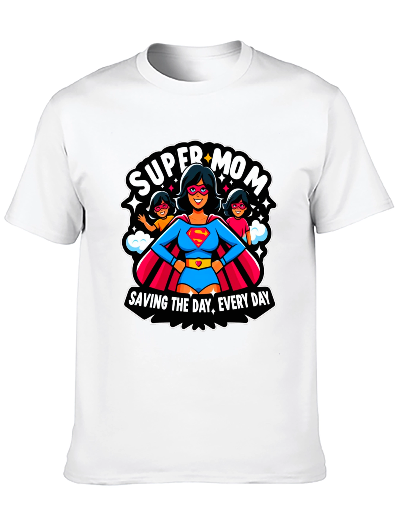 Super Mom Graphic Tee - Everyday Hero T-Shirt