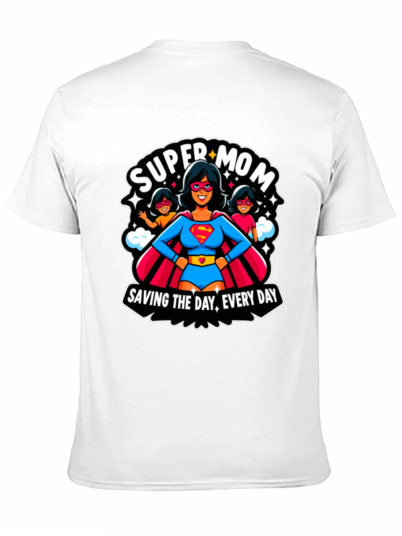 Super Mom Graphic Tee - Everyday Hero T-Shirt