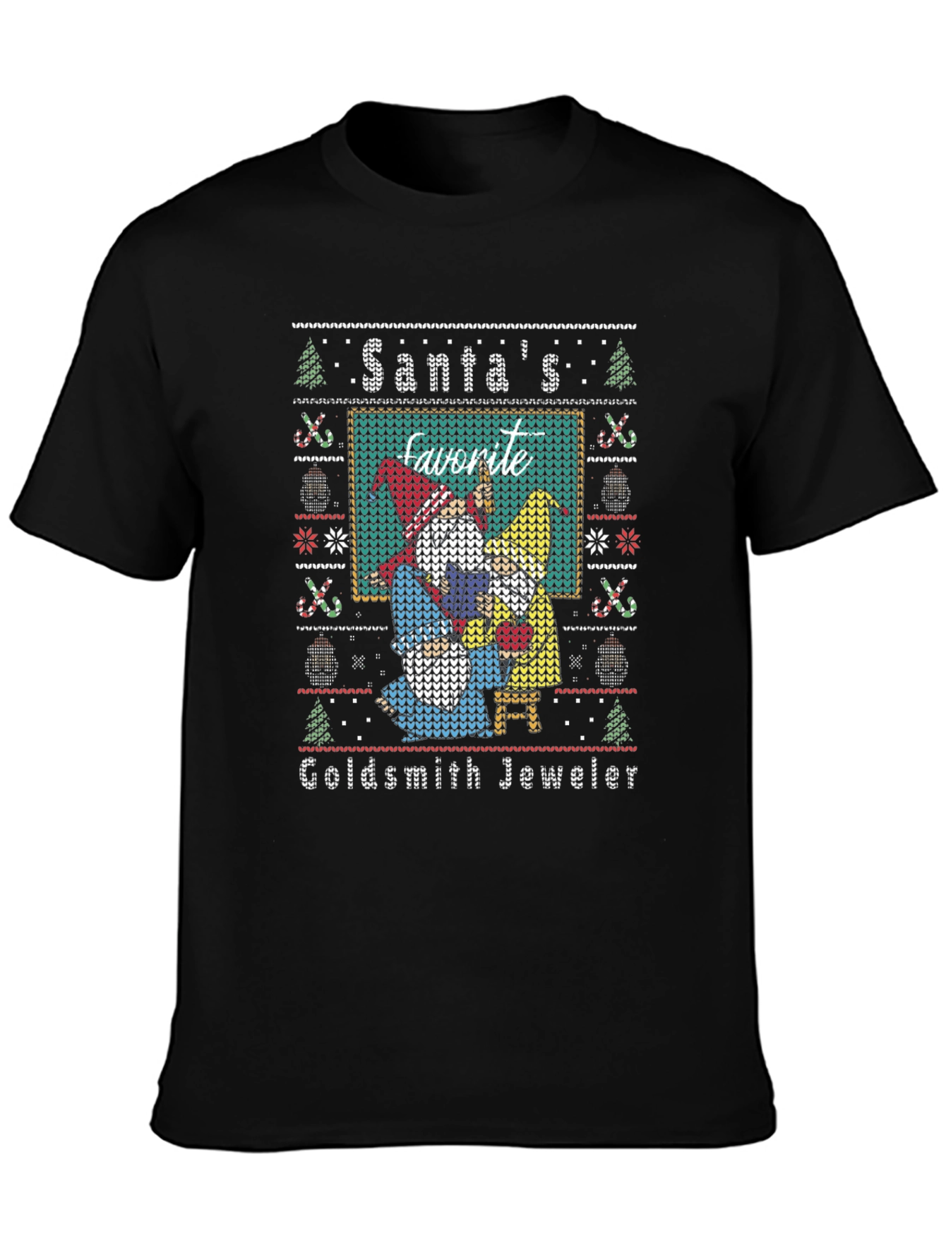 Santas Favorite Goldsmith Jeweler Holiday T-Shirt