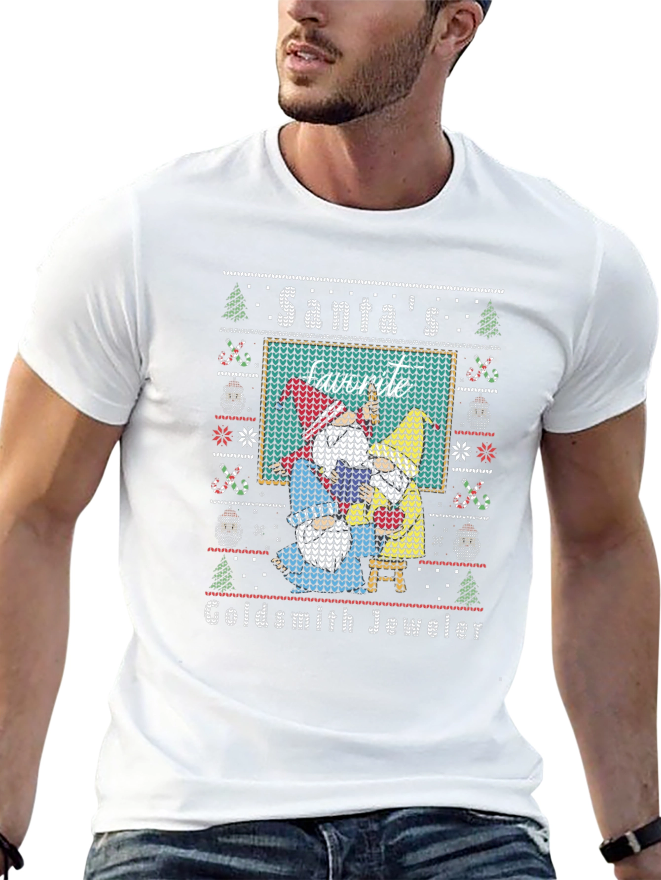 Santas Favorite Goldsmith Jeweler Holiday T-Shirt