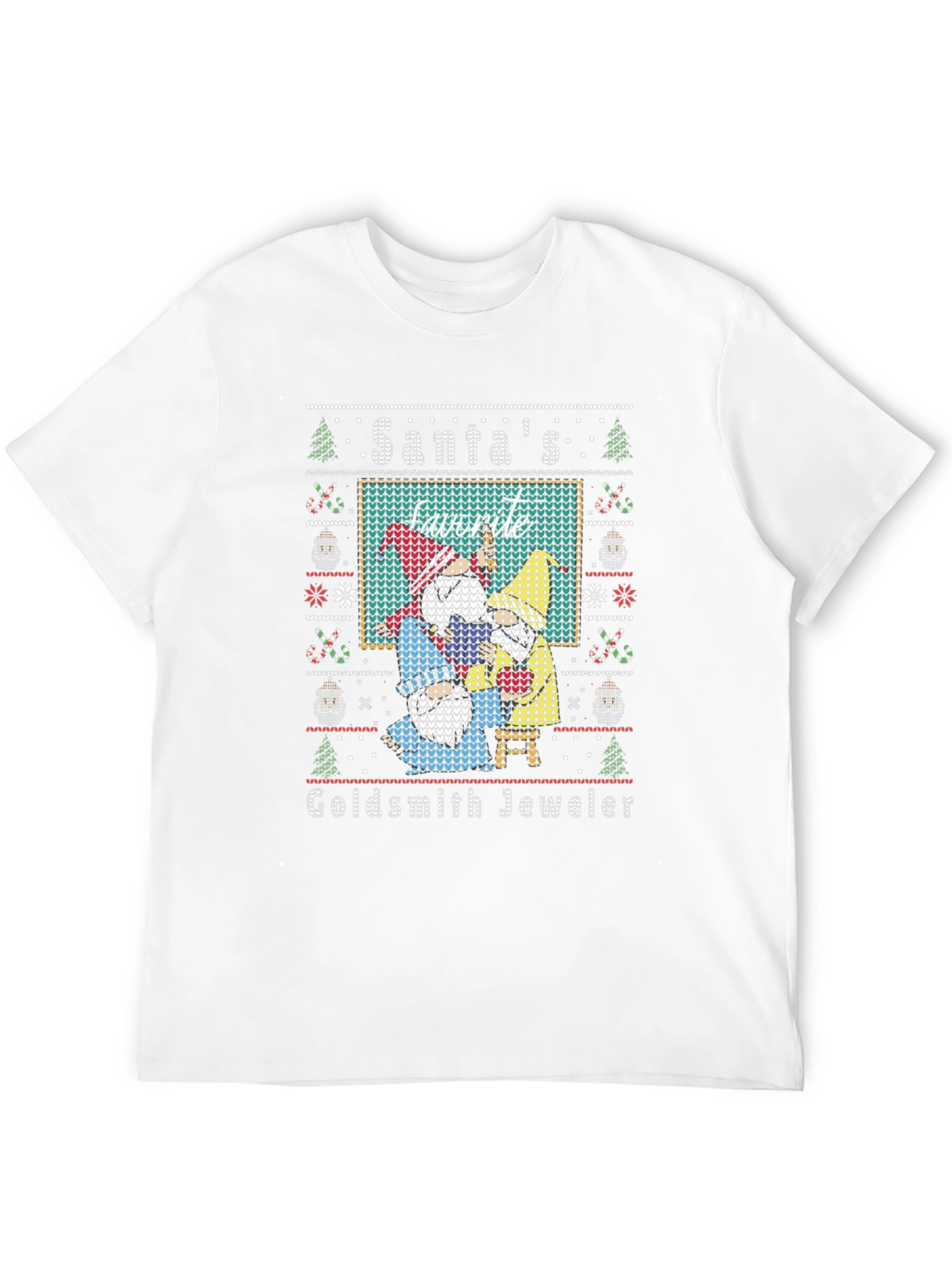Santas Favorite Goldsmith Jeweler Holiday T-Shirt