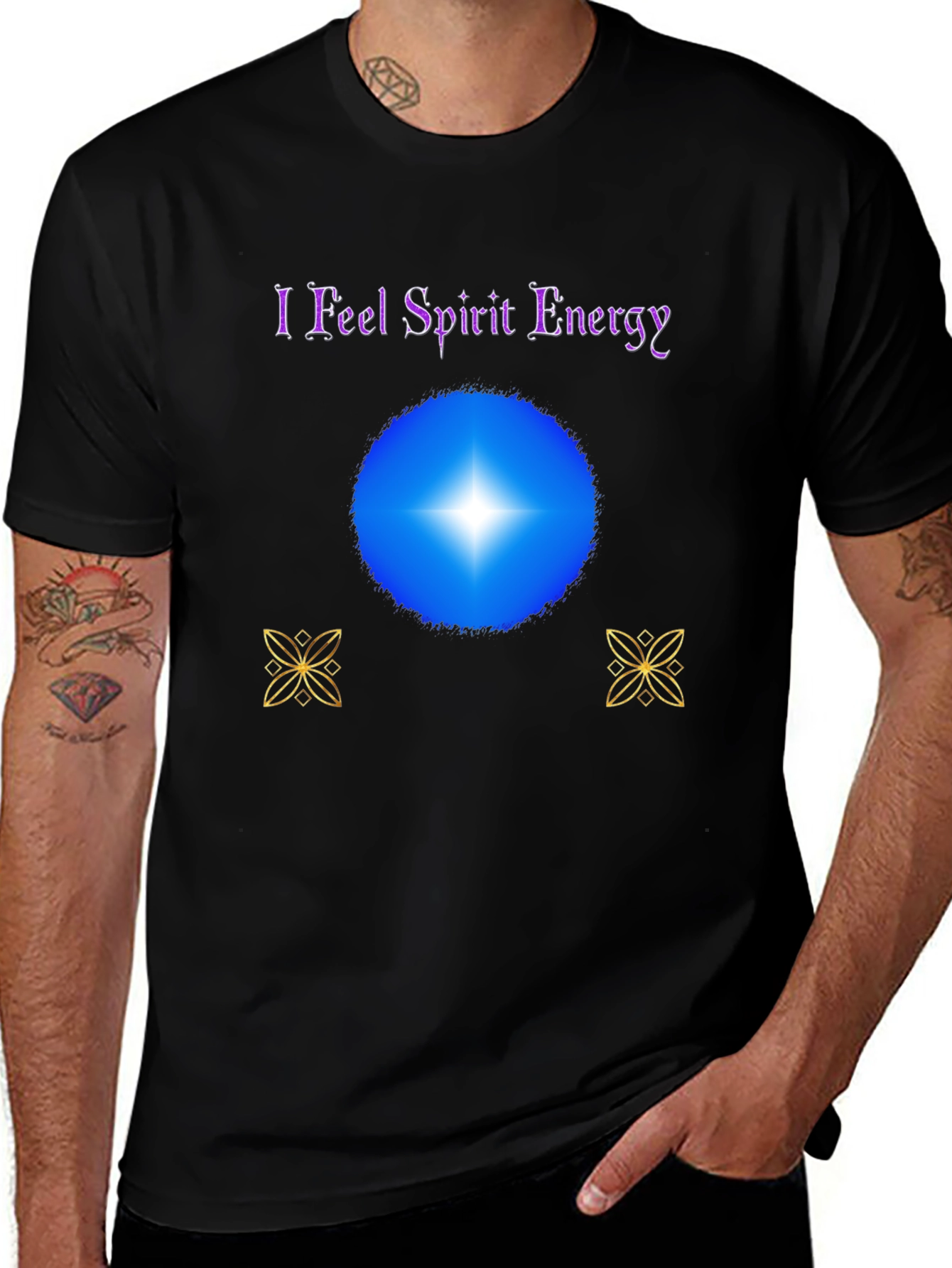 I Feel Spirit Energy Graphic T-Shirt