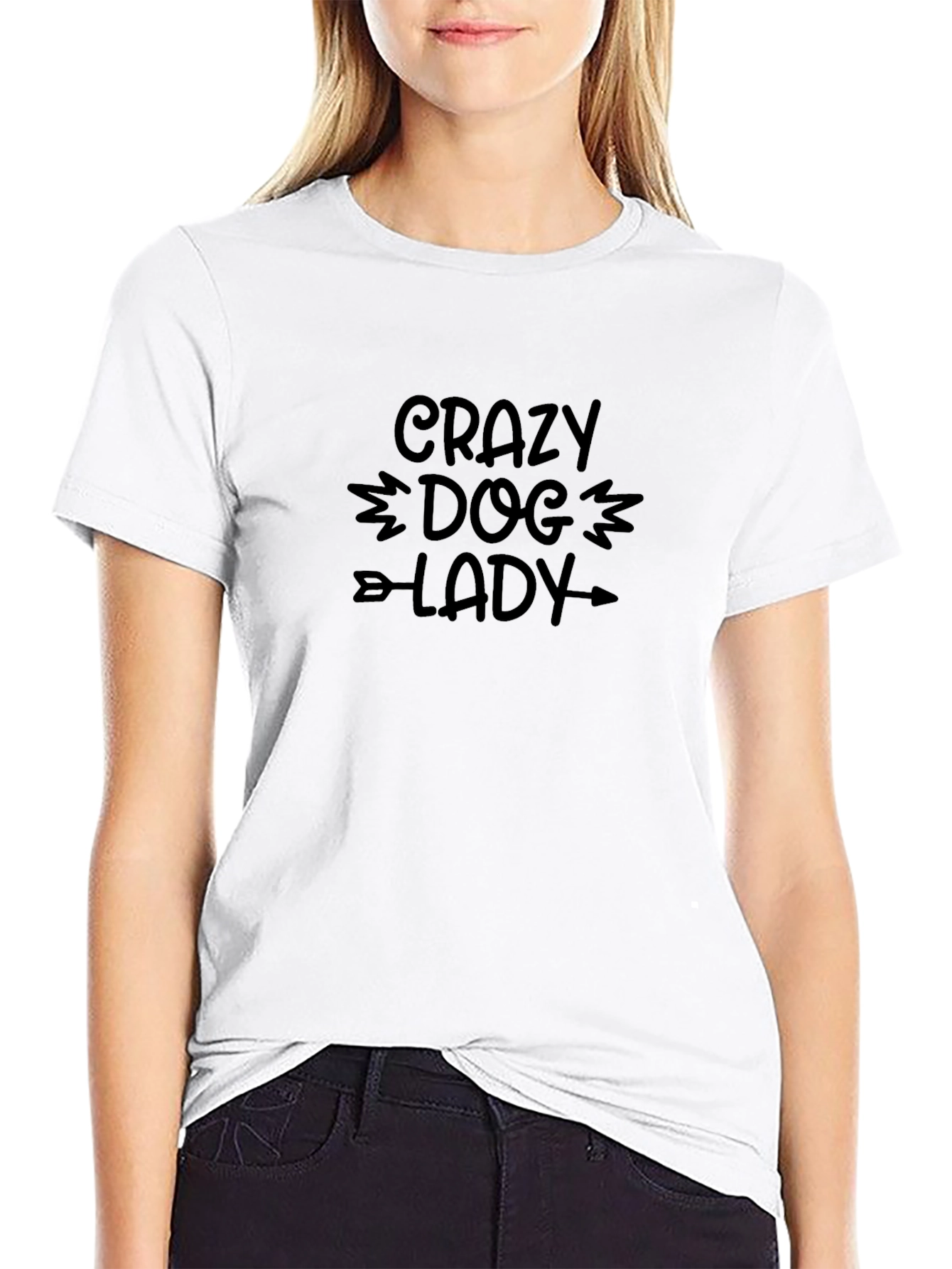 Crazy Dog Lady T-Shirt - Soft Cotton Tee