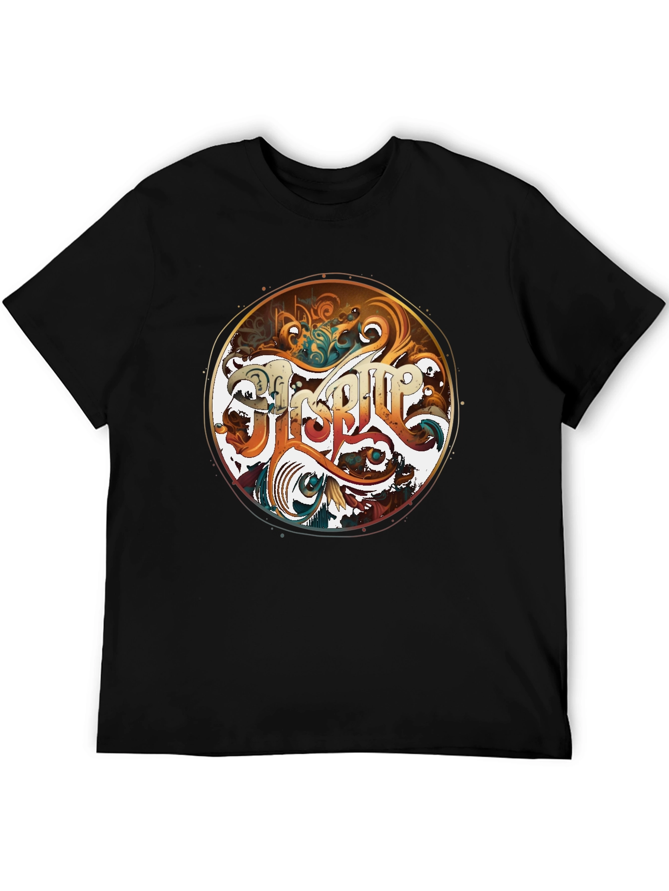 Groovy Graphic Tee - Retro Circle Design