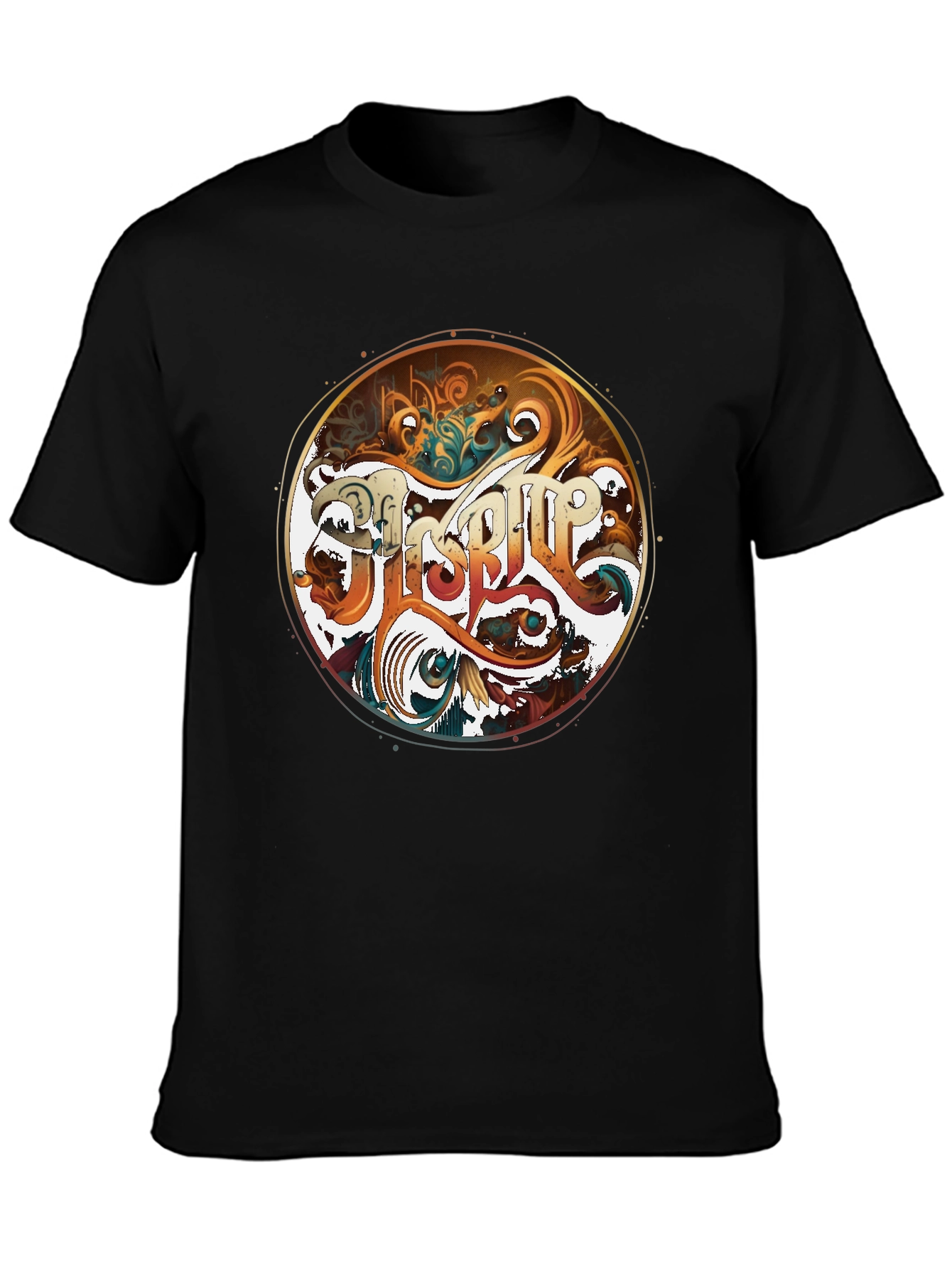 Groovy Graphic Tee - Retro Circle Design