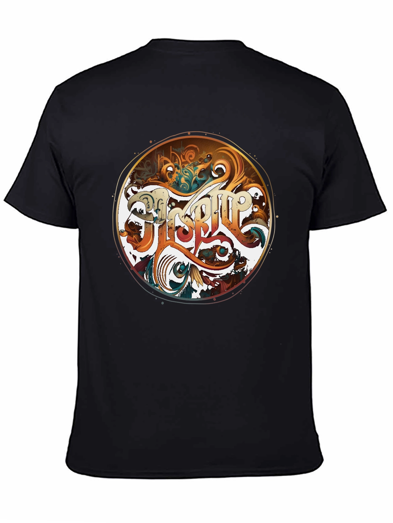 Groovy Graphic Tee - Retro Circle Design