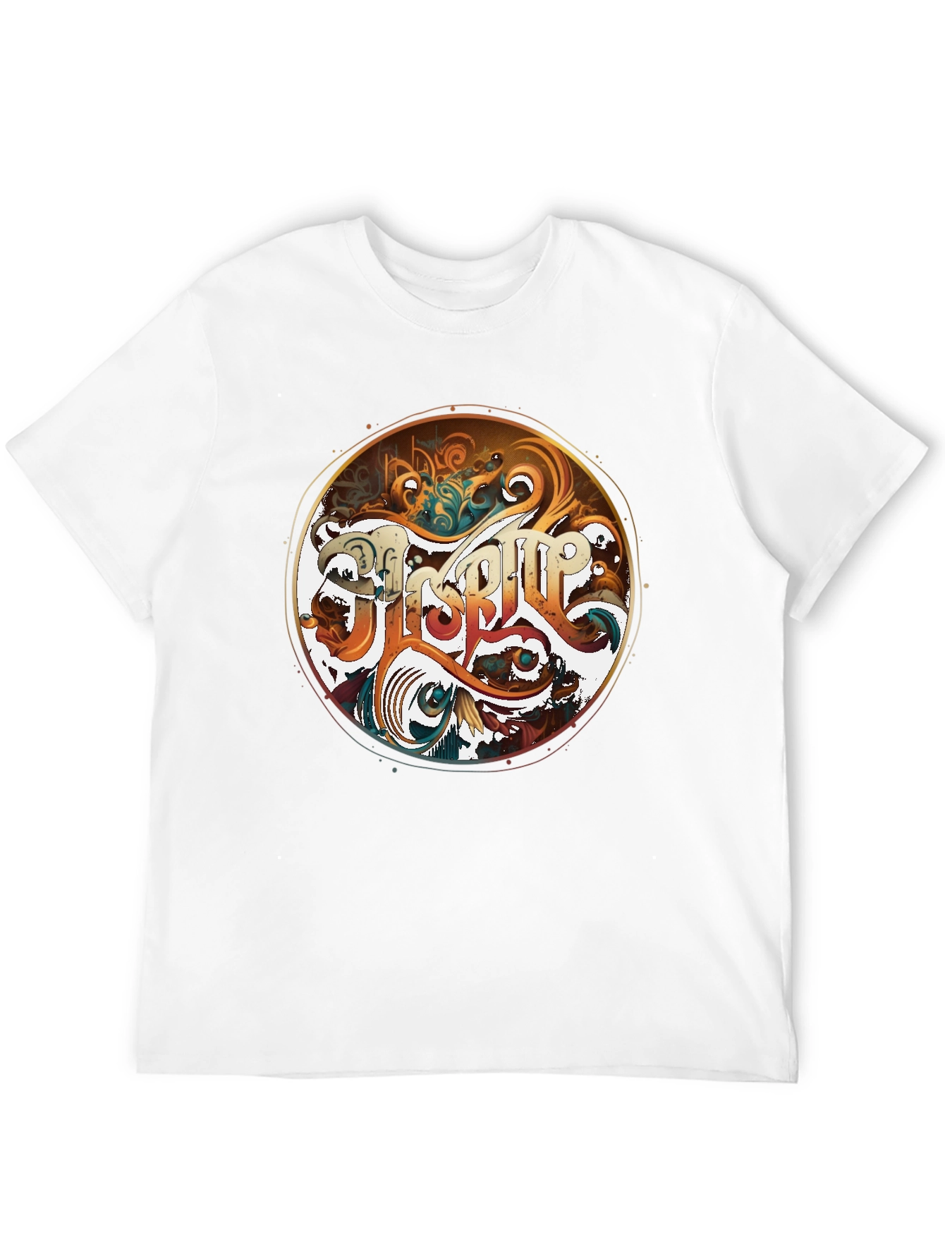 Groovy Graphic Tee - Retro Circle Design