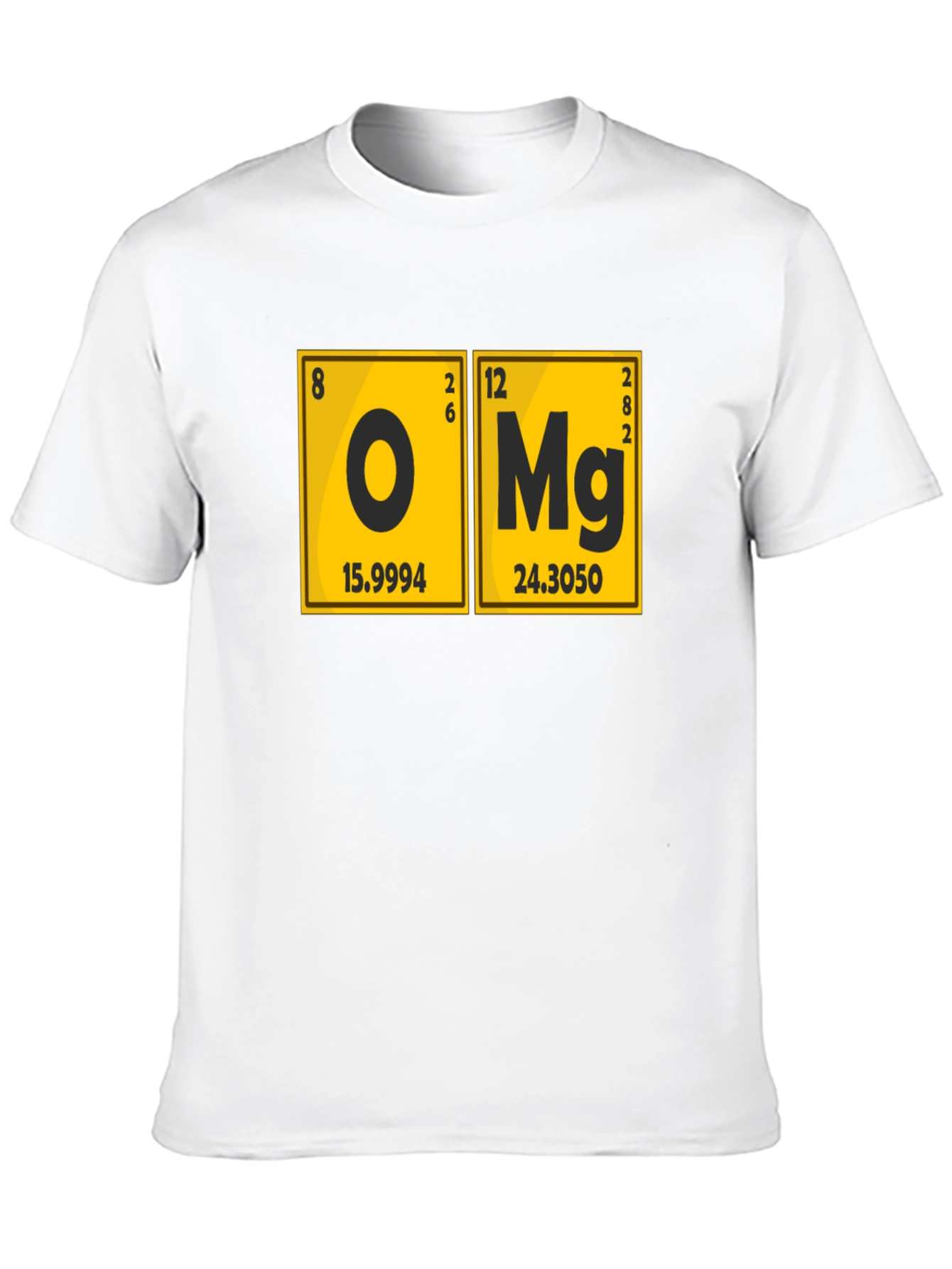 OMG Periodic Table Black Graphic T-Shirt