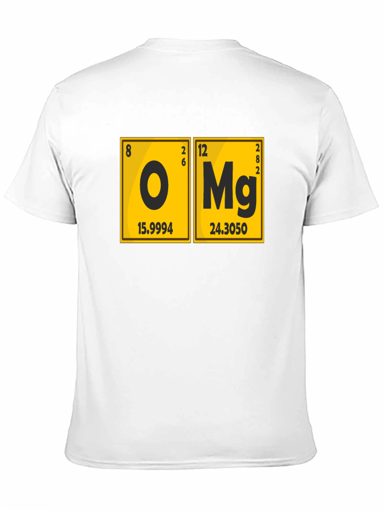 OMG Periodic Table Black Graphic T-Shirt