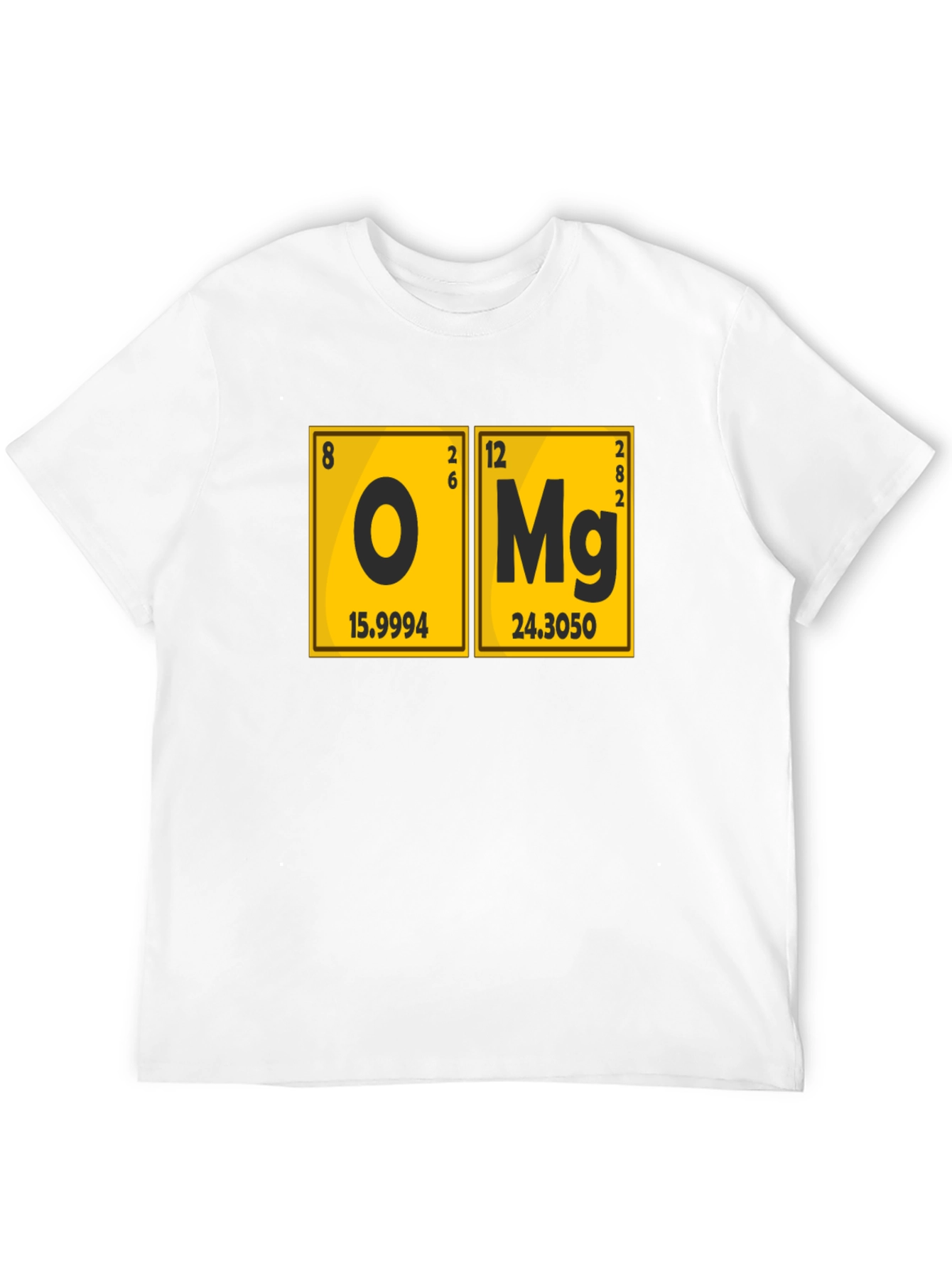 OMG Periodic Table Black Graphic T-Shirt