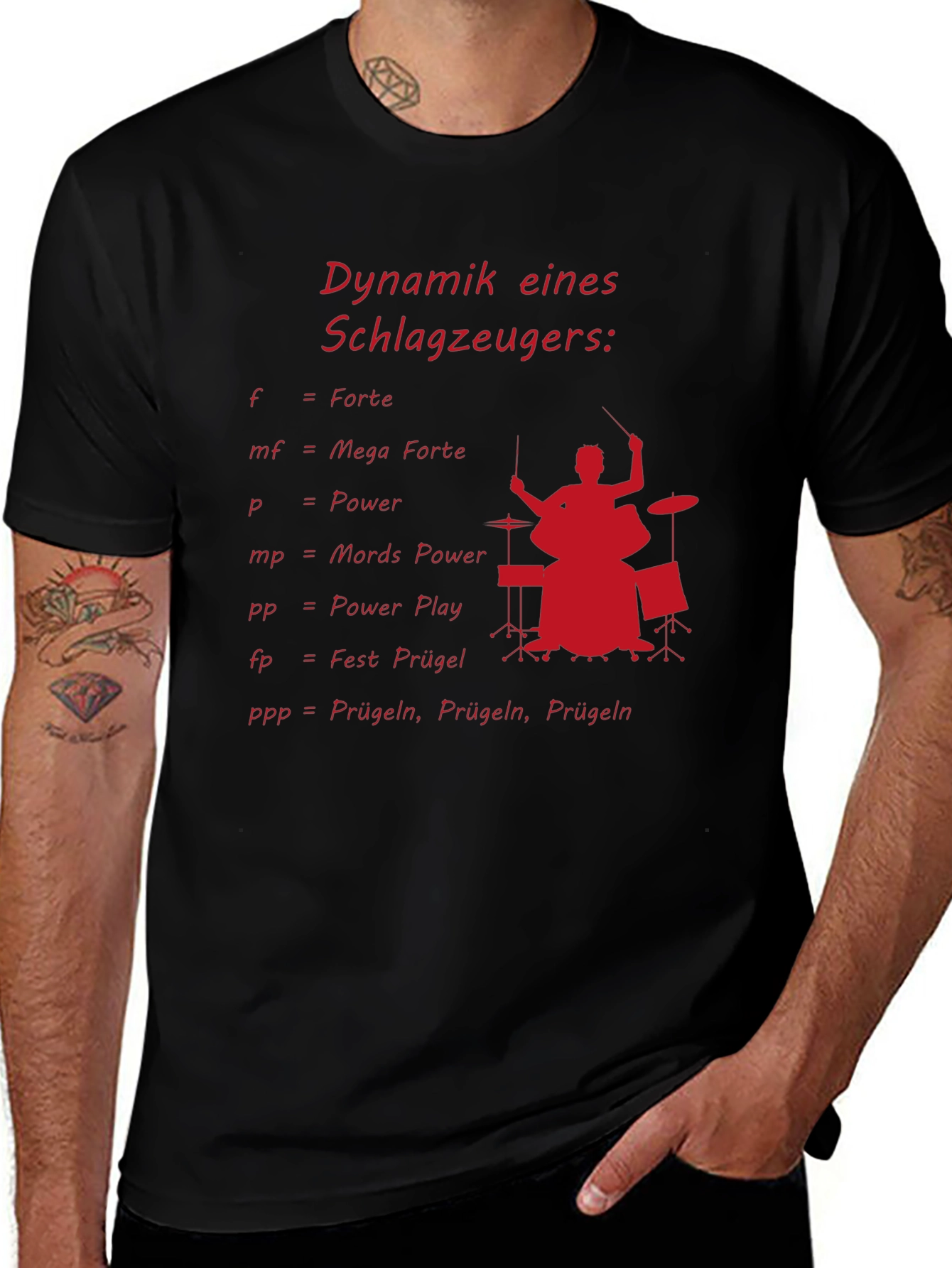 Dynamik eines Schlagzeugers Graphic T-Shirt
