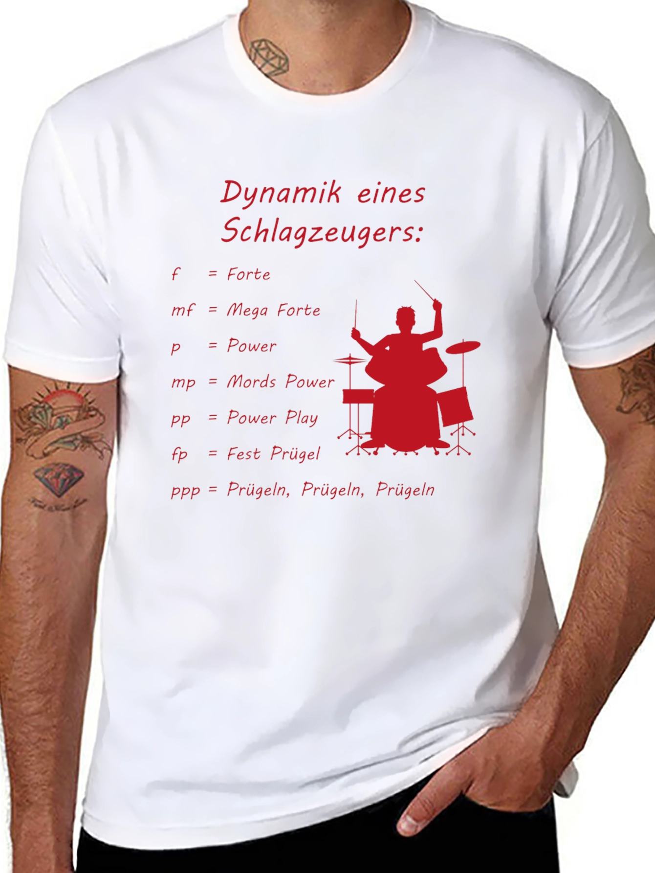 Dynamik eines Schlagzeugers Graphic T-Shirt