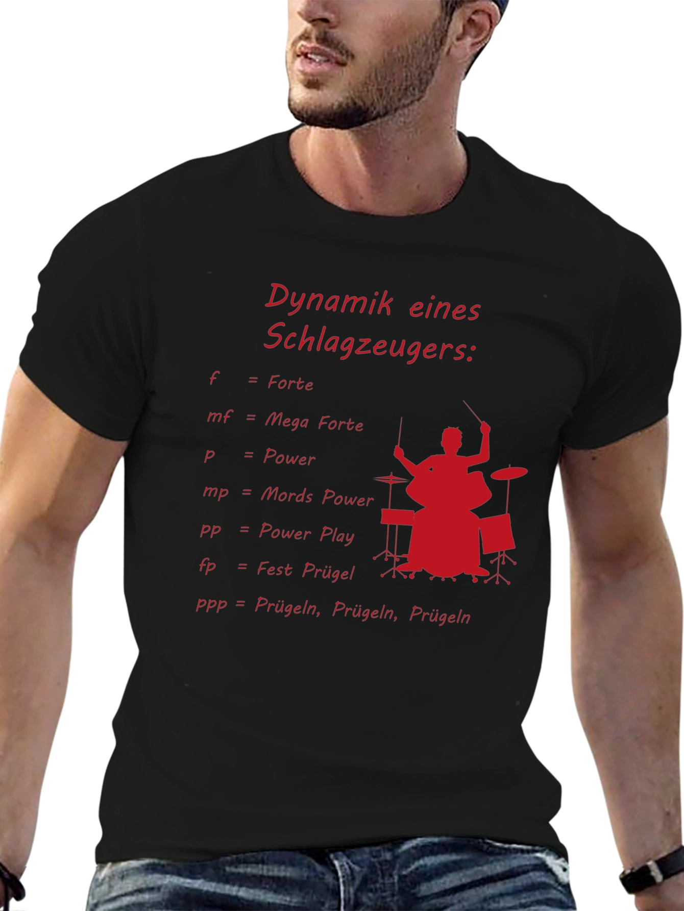 Dynamik eines Schlagzeugers Graphic T-Shirt