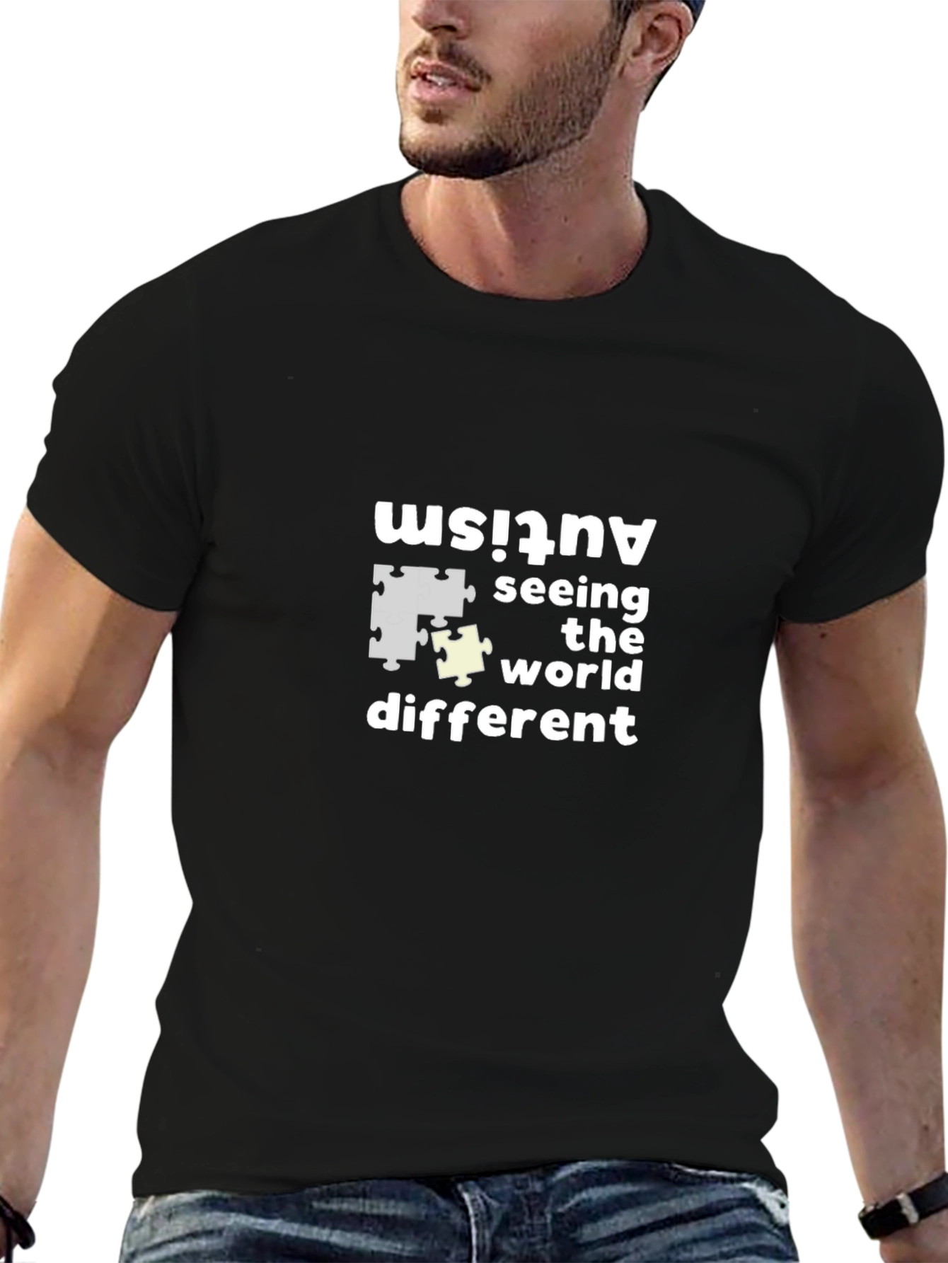 Autism Awareness T-Shirt - Seeing the World Different