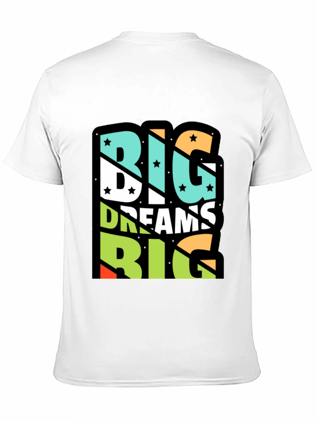 Big Dreams Graphic Tee - Unisex Black Cotton T-Shirt