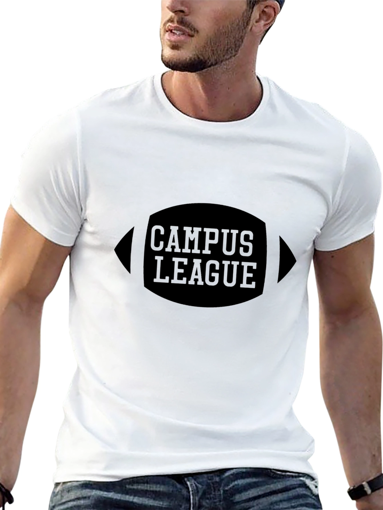Campus League Football T-Shirt