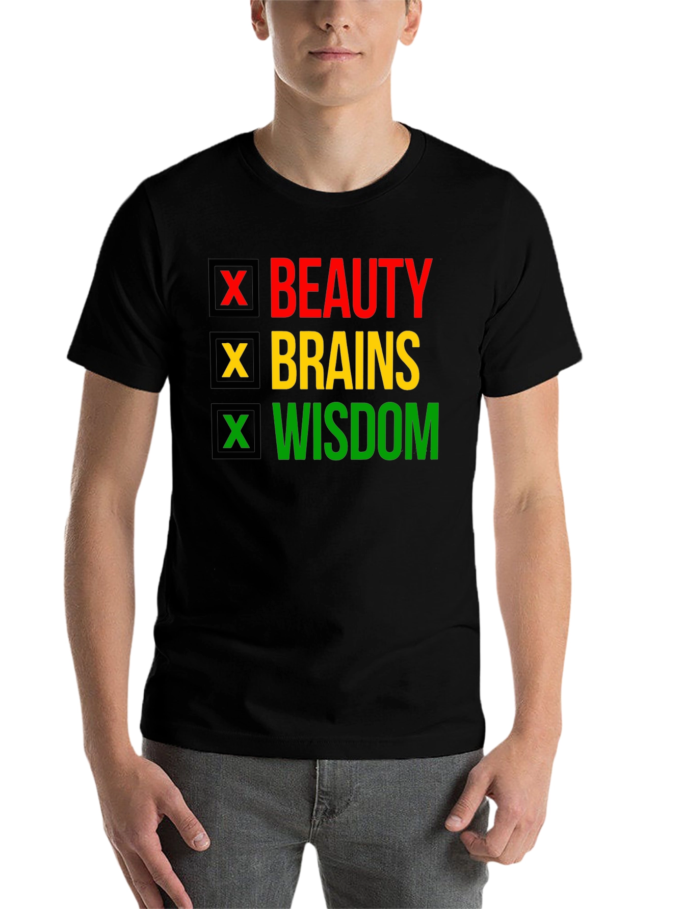 Beauty Brains Wisdom T-Shirt