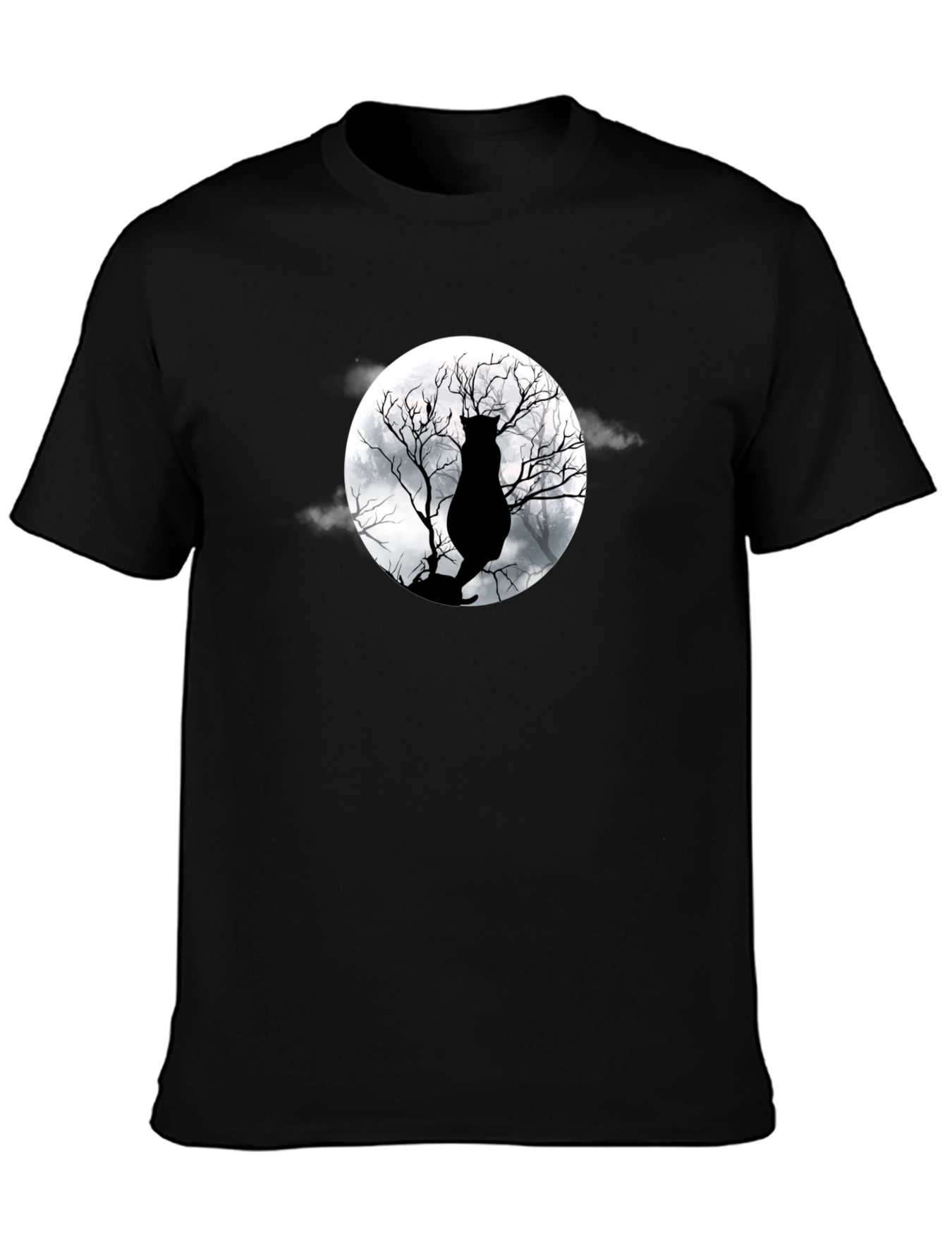 Black Cat Moon T-Shirt