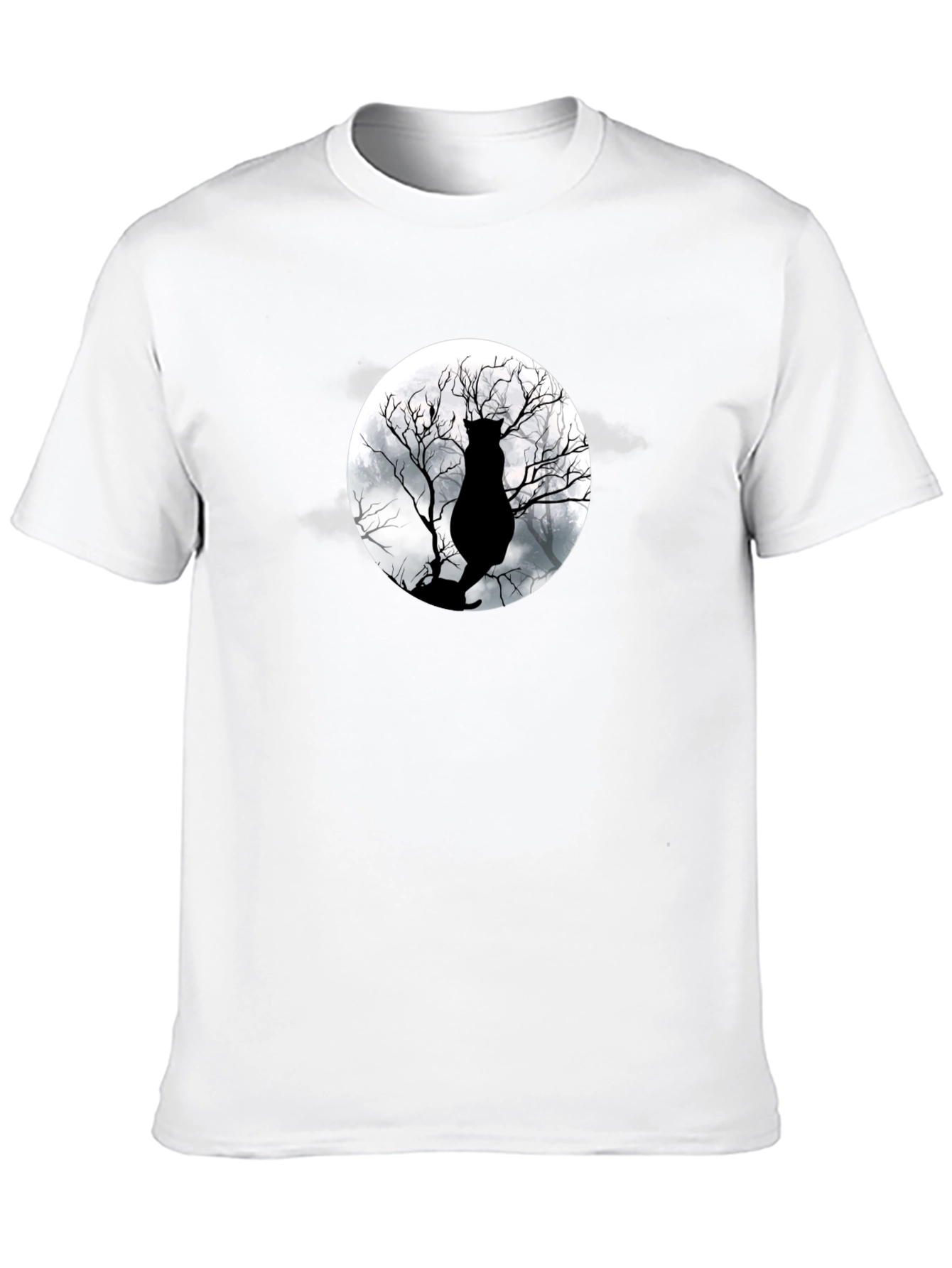Black Cat Moon T-Shirt