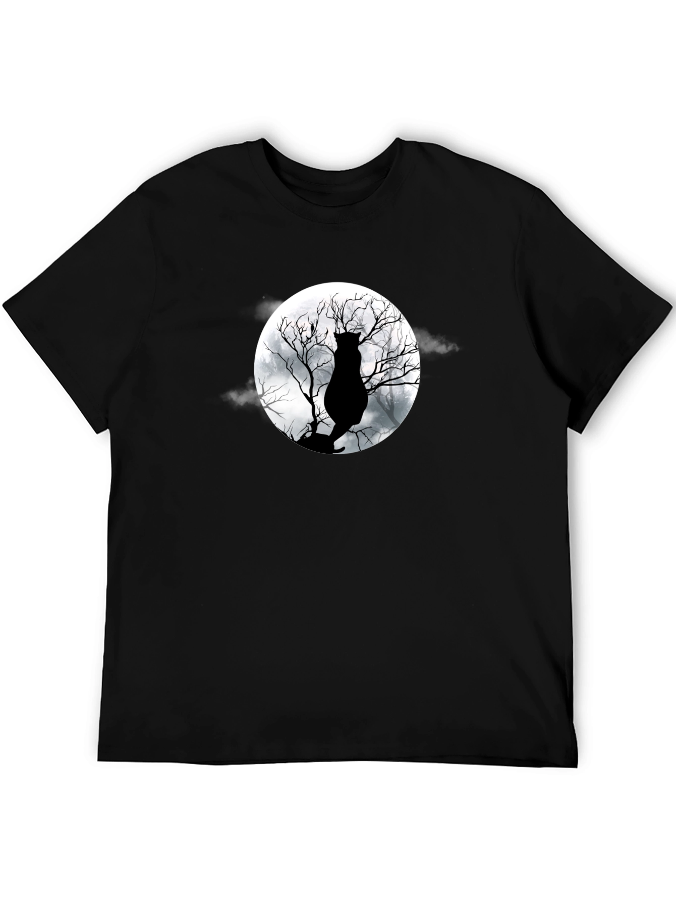 Black Cat Moon T-Shirt