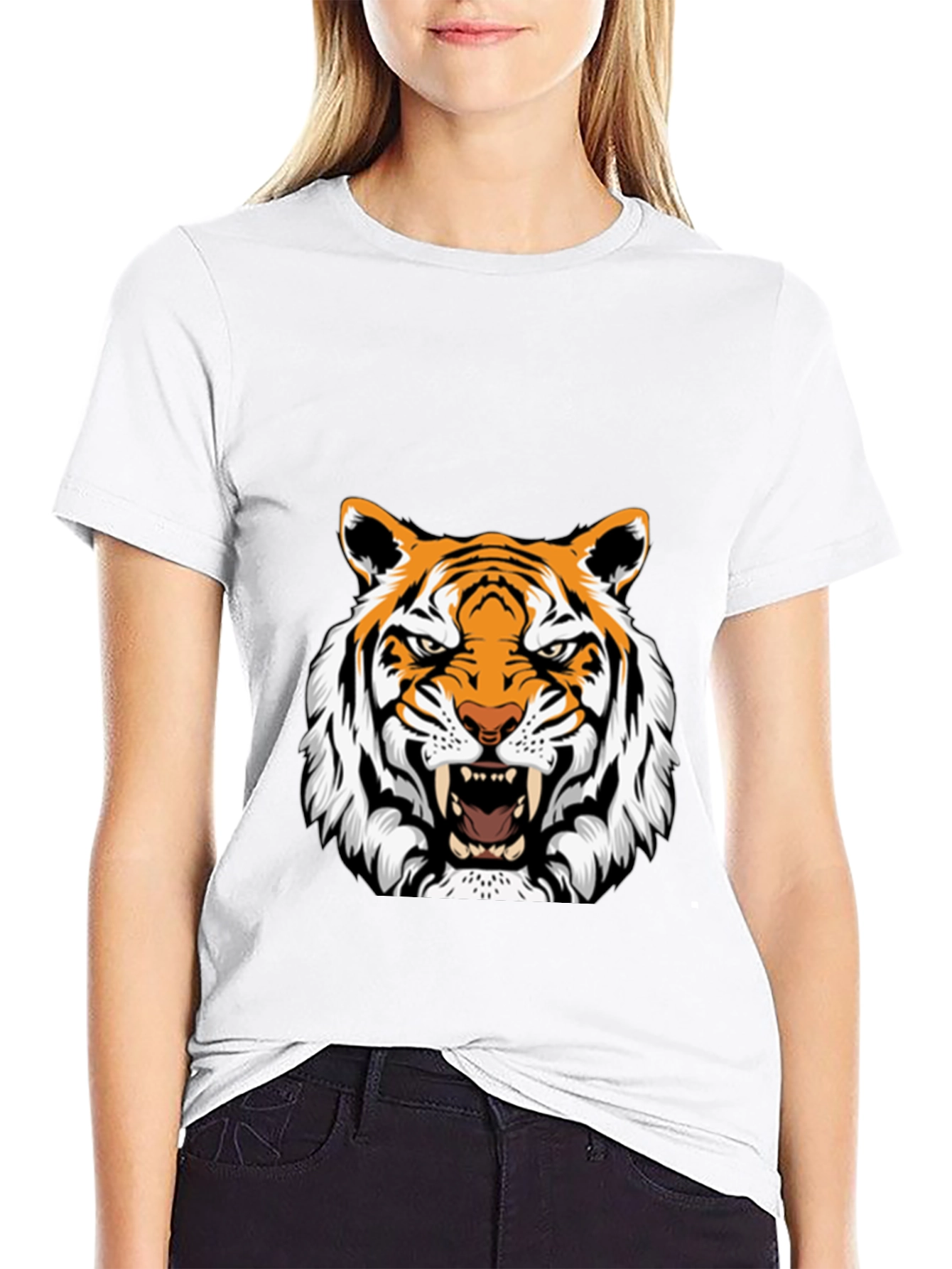Bold Tiger Graphic Tee - Fierce & Stylish