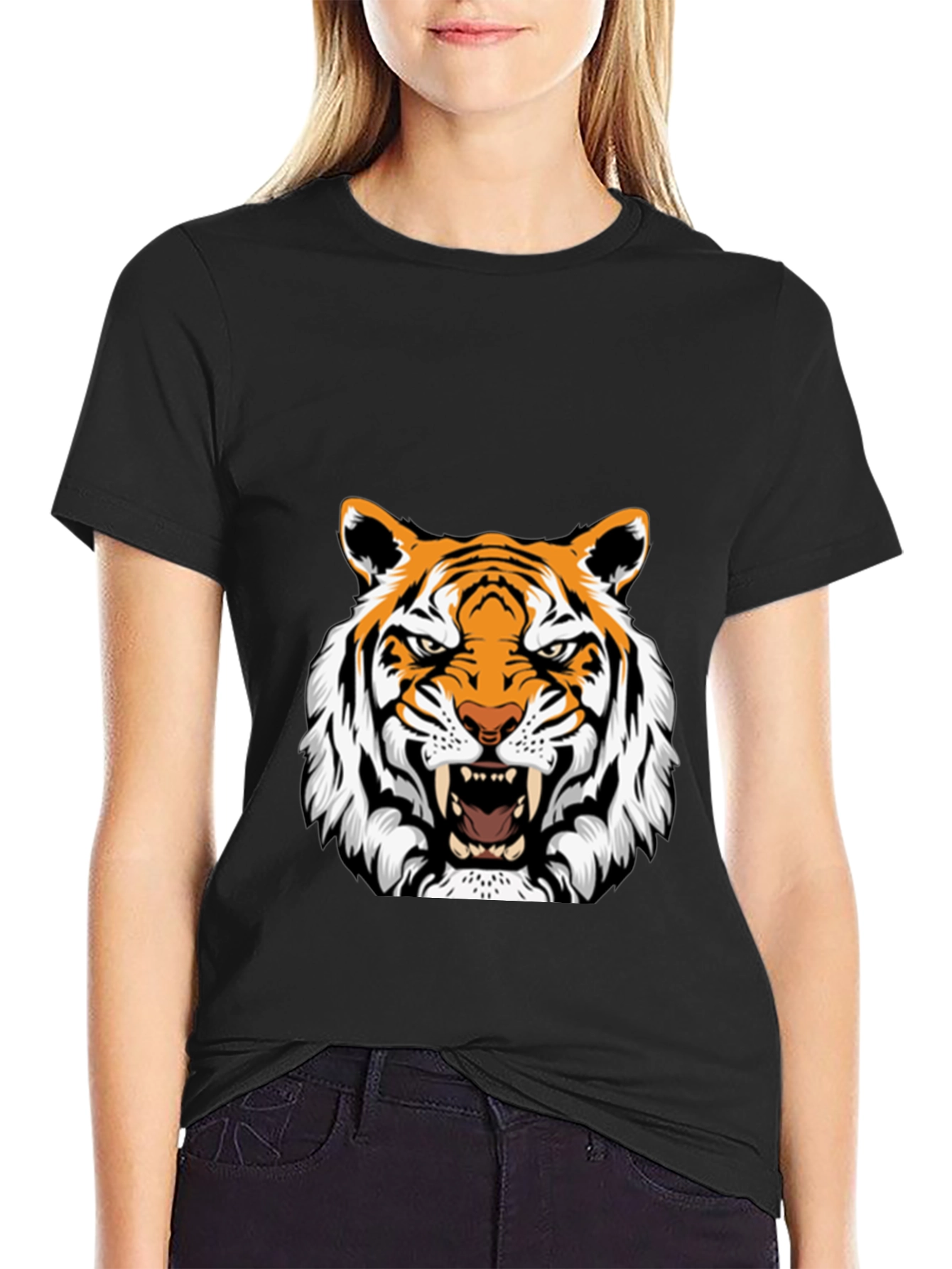 Bold Tiger Graphic Tee - Fierce & Stylish