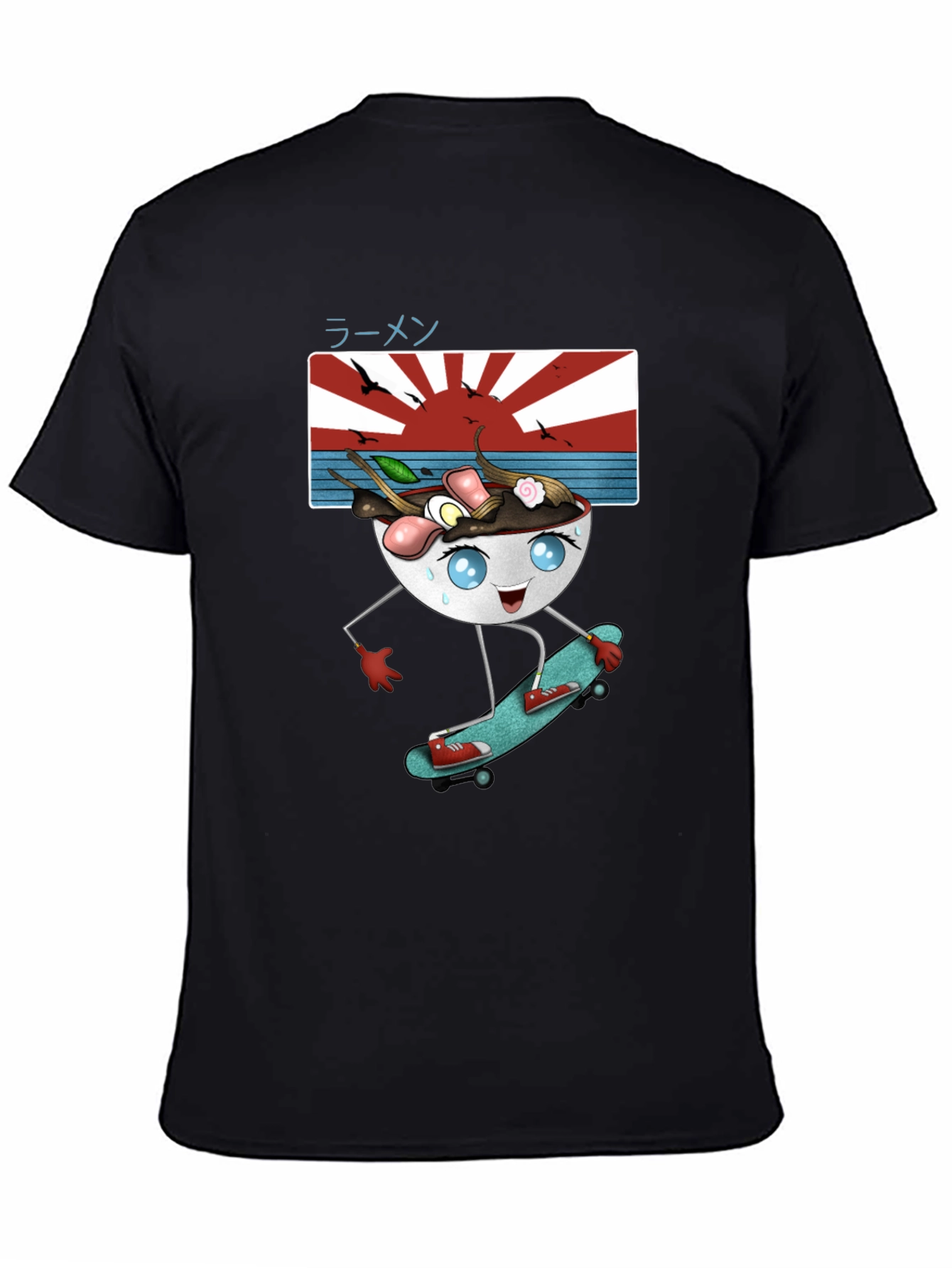 Skateboarding Ramen T-Shirt - Cool & Unique Design