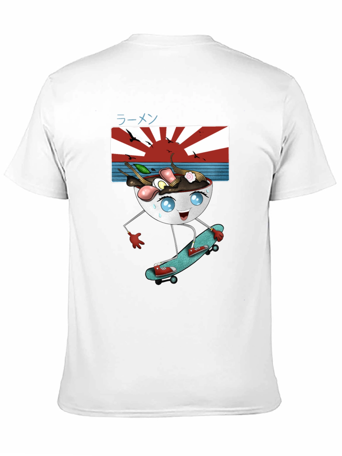 Skateboarding Ramen T-Shirt - Cool & Unique Design