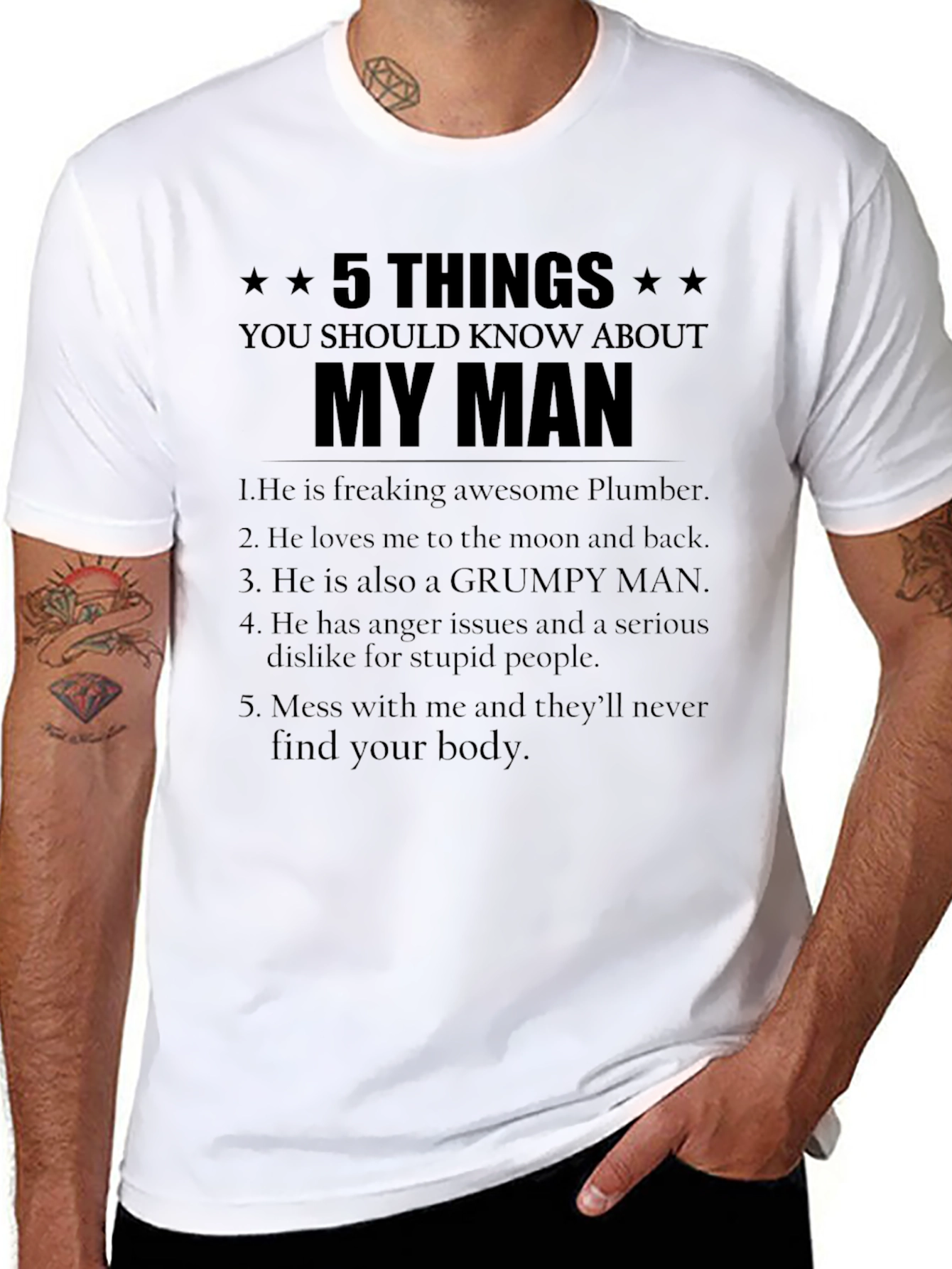5 Things You Should Know About My Man T-Shirt