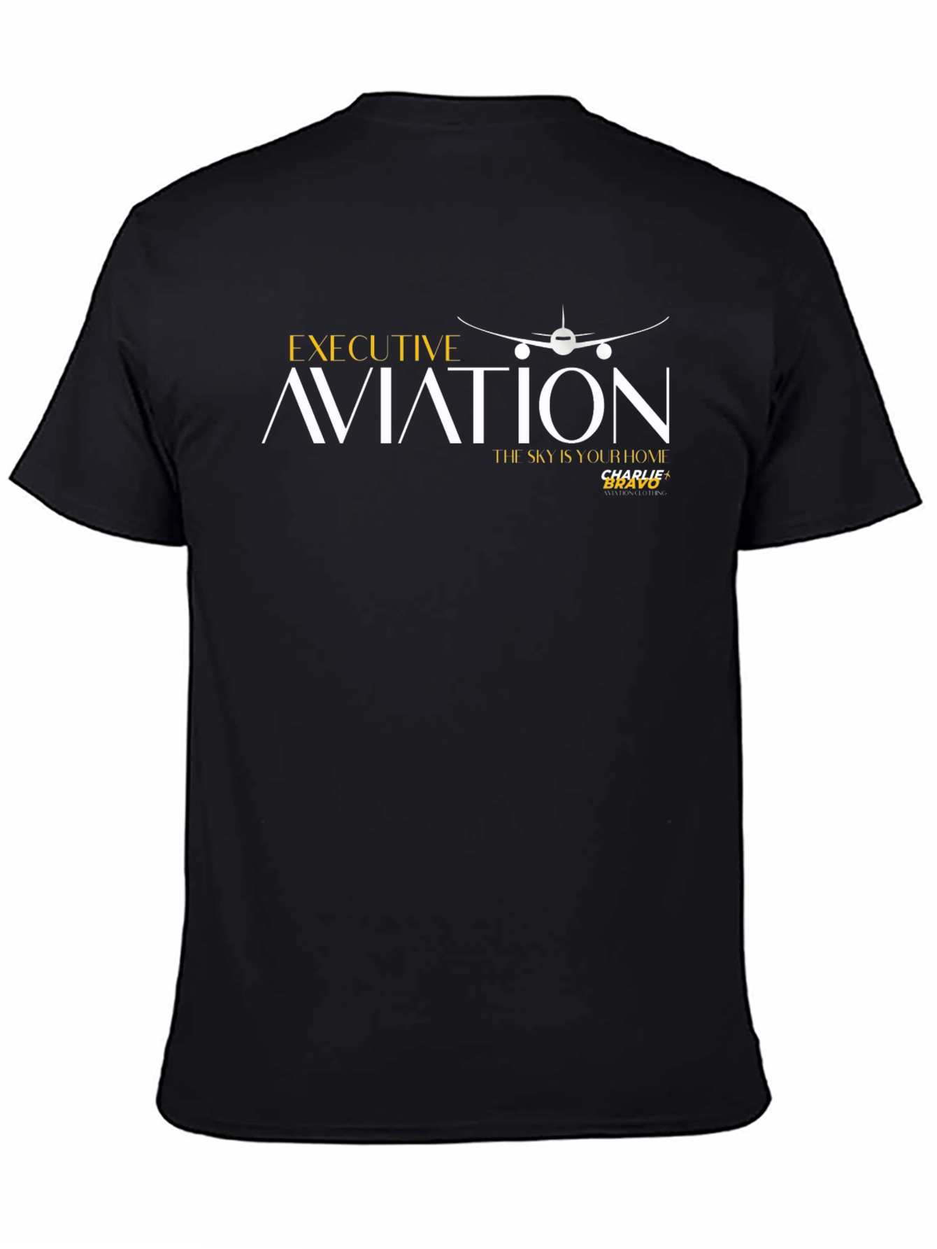 Executive Aviation Graphic Tee - Premium Quality Cotton