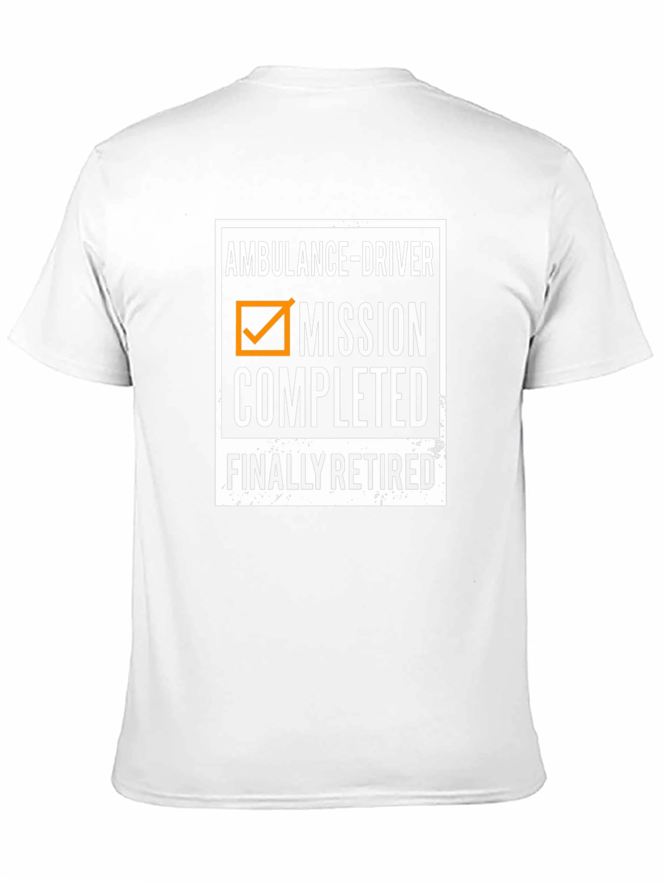 Ambulance Driver Retirement T-Shirt - Mission Completed