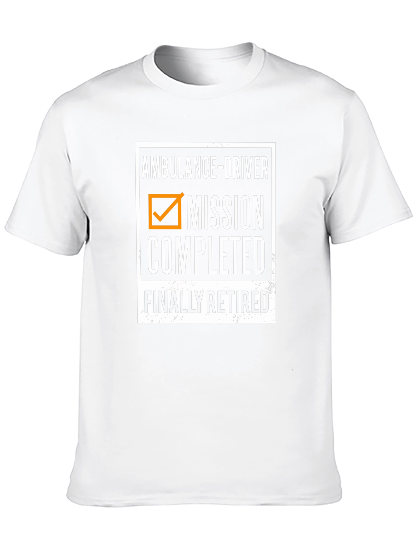 Ambulance Driver Retirement T-Shirt - Mission Completed