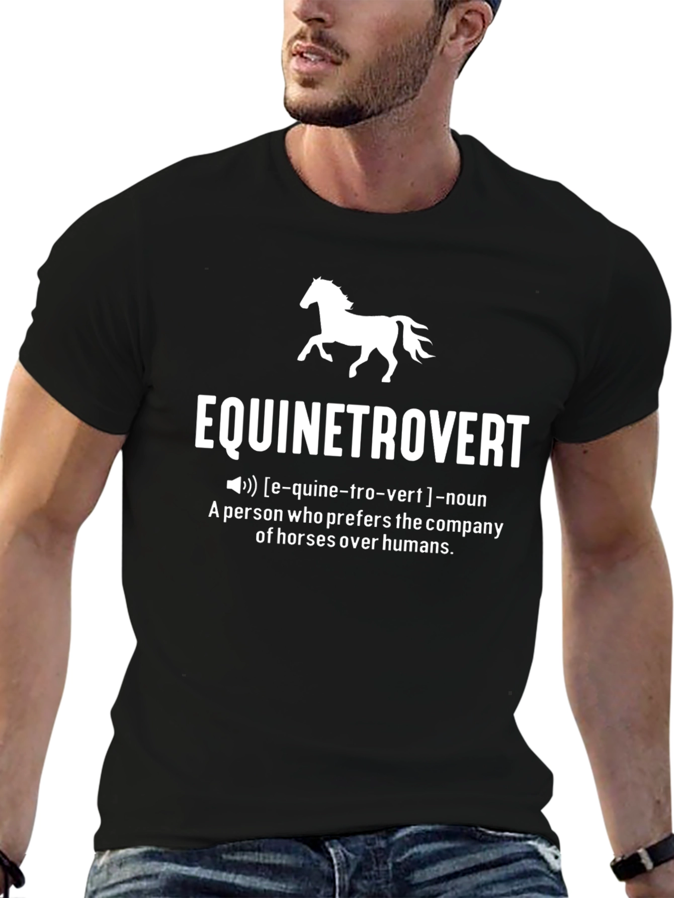 Equinetrovert Horse Lover T-Shirt
