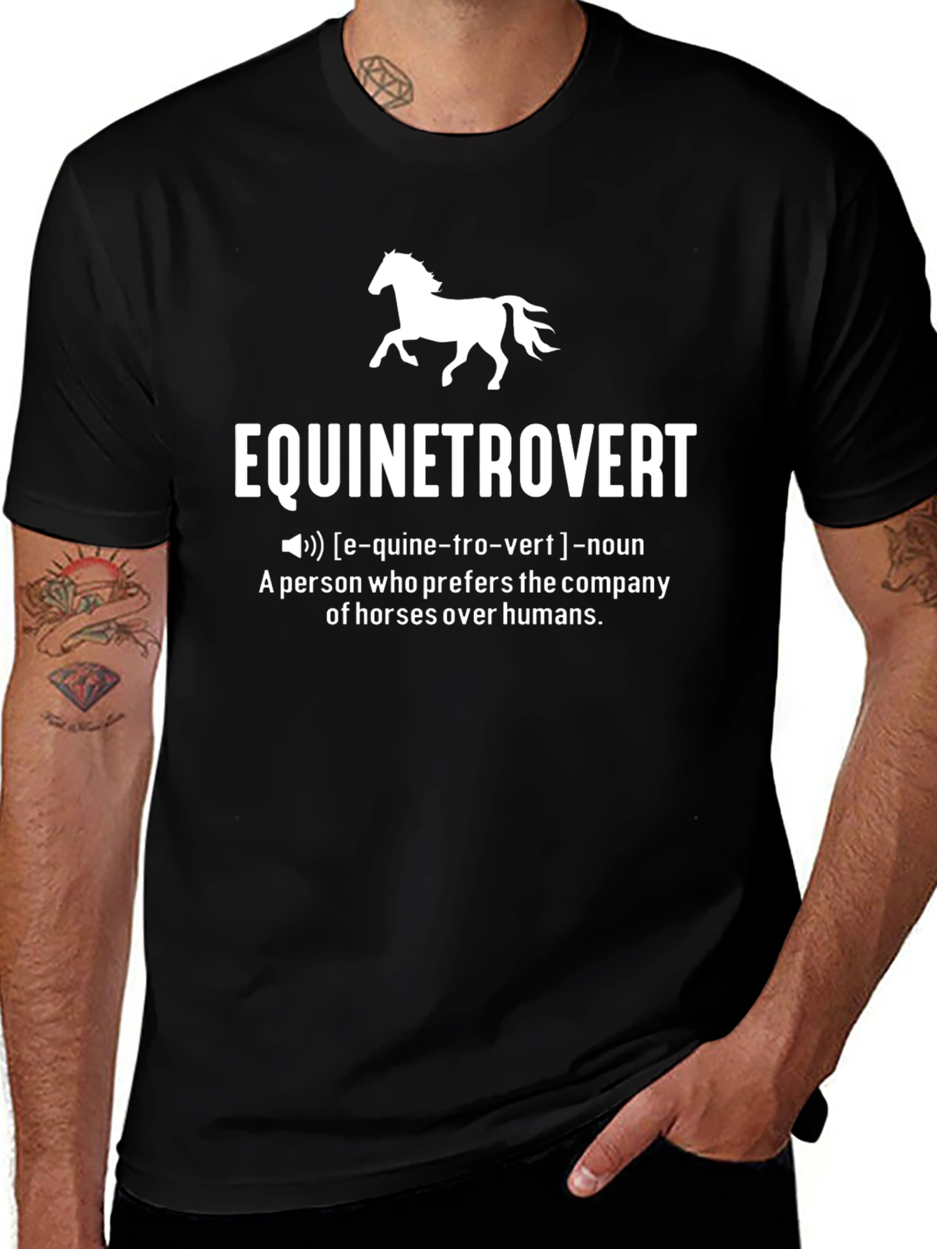 Equinetrovert Horse Lover T-Shirt