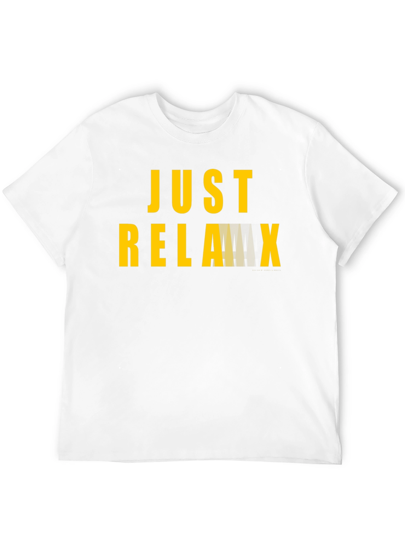 Just Relax Black Graphic T-Shirt