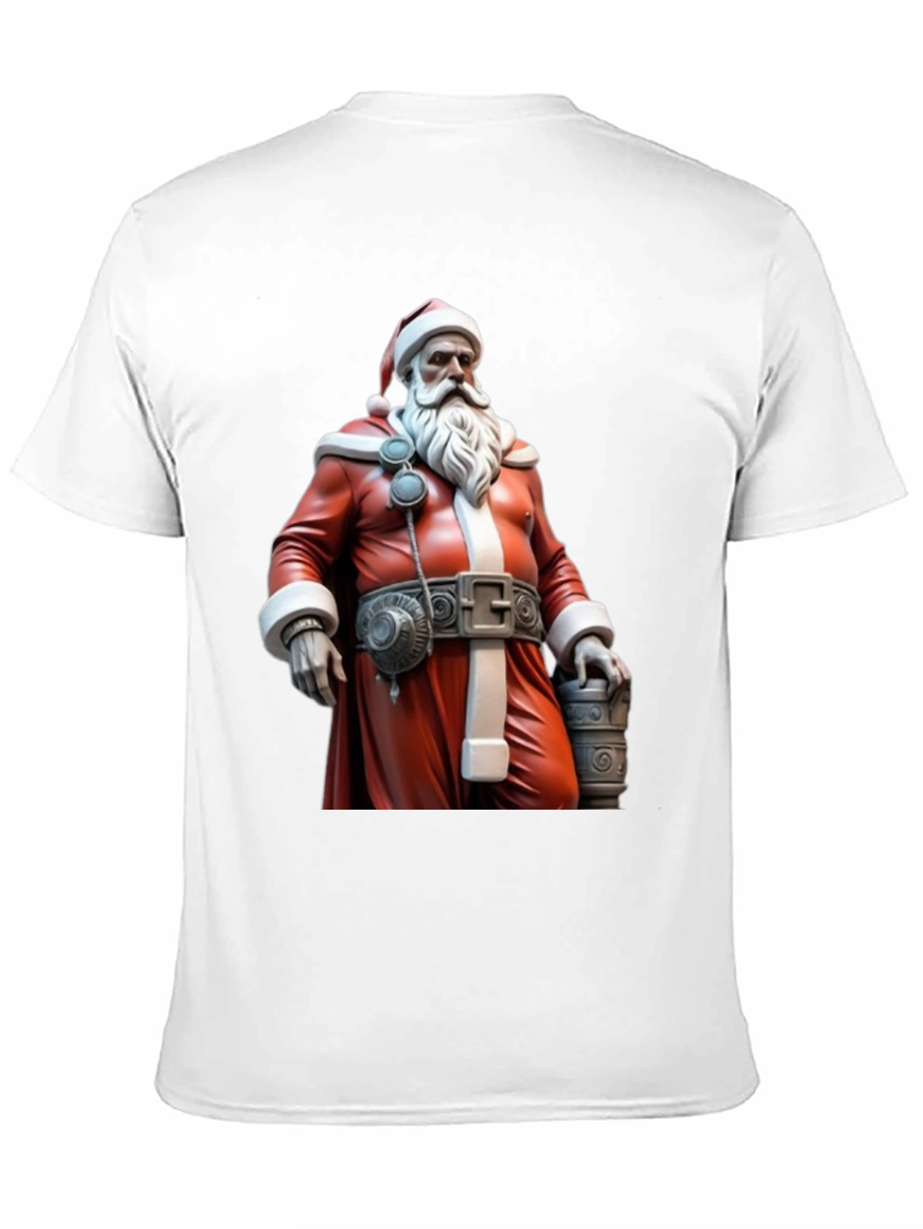 Festive Santa T-Shirt - Black