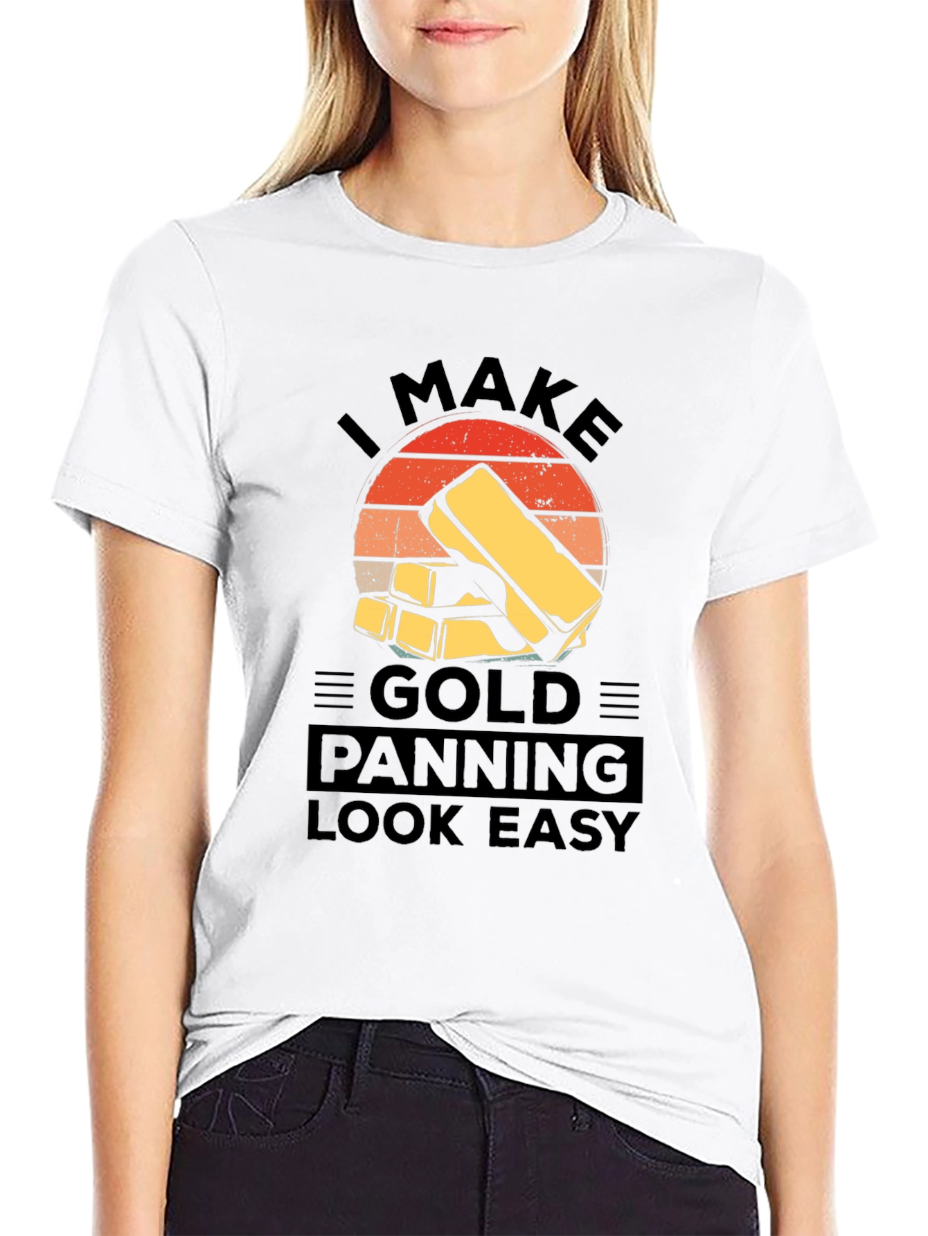 Gold Panning T-Shirt - Funny Prospecting Tee