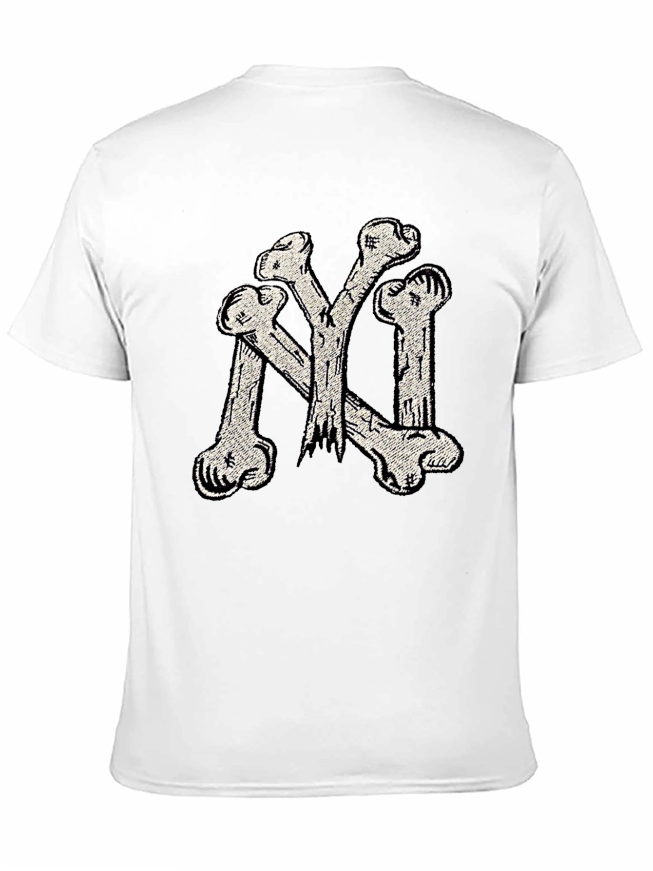 Bone NY Tee - Black Cotton Graphic T-Shirt