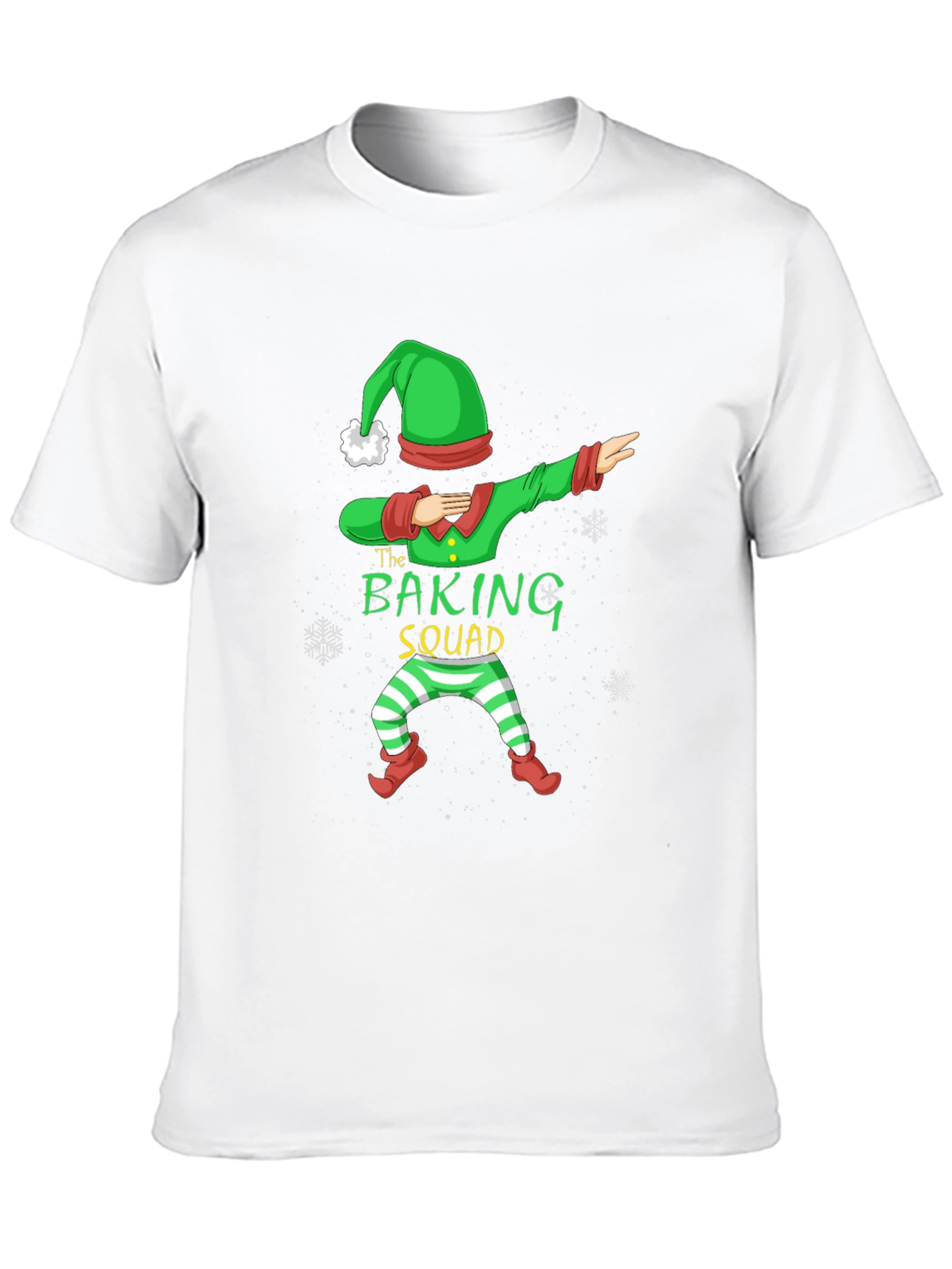 Baking Squad Elf Dab Christmas T-Shirt