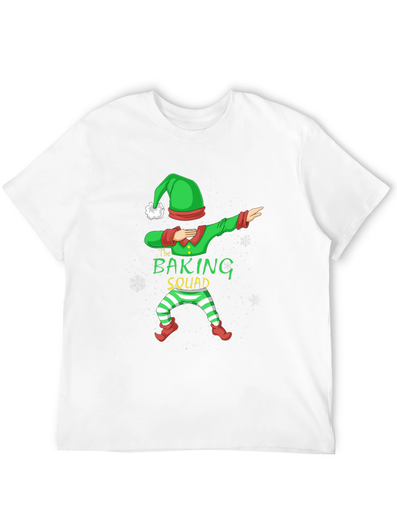 Baking Squad Elf Dab Christmas T-Shirt