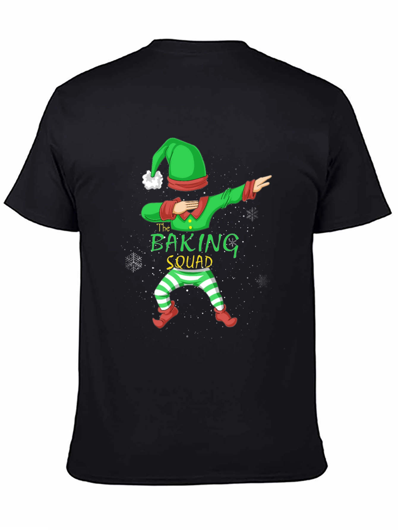 Baking Squad Elf Dab Christmas T-Shirt