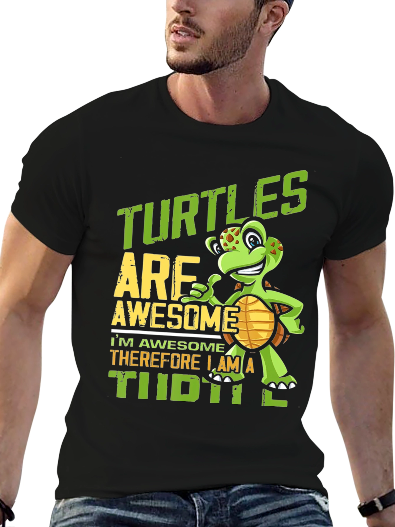 Turtle Awesome Graphic T-Shirt